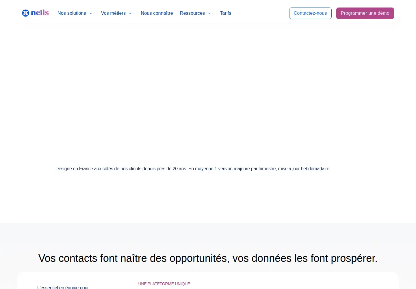Screenshot of nelis.fr