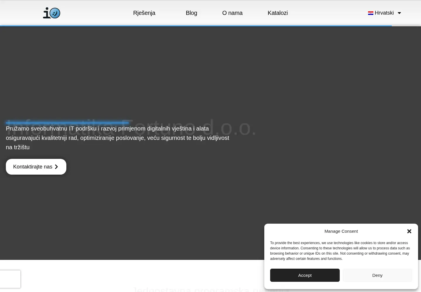 Screenshot of fortuno.hr