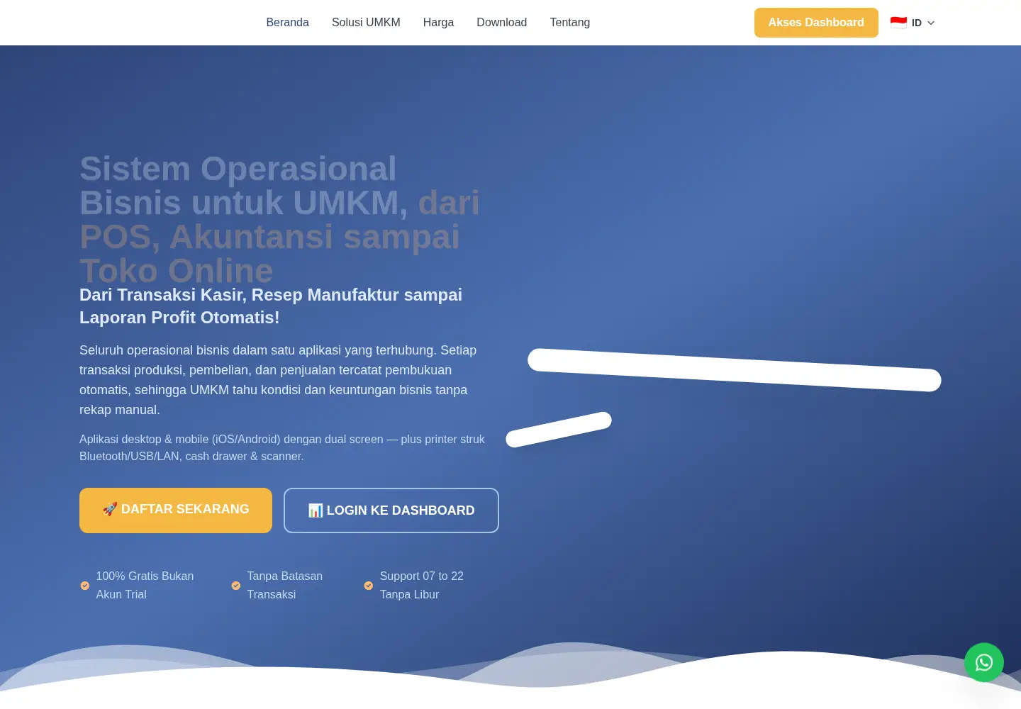 Screenshot of randu.co.id