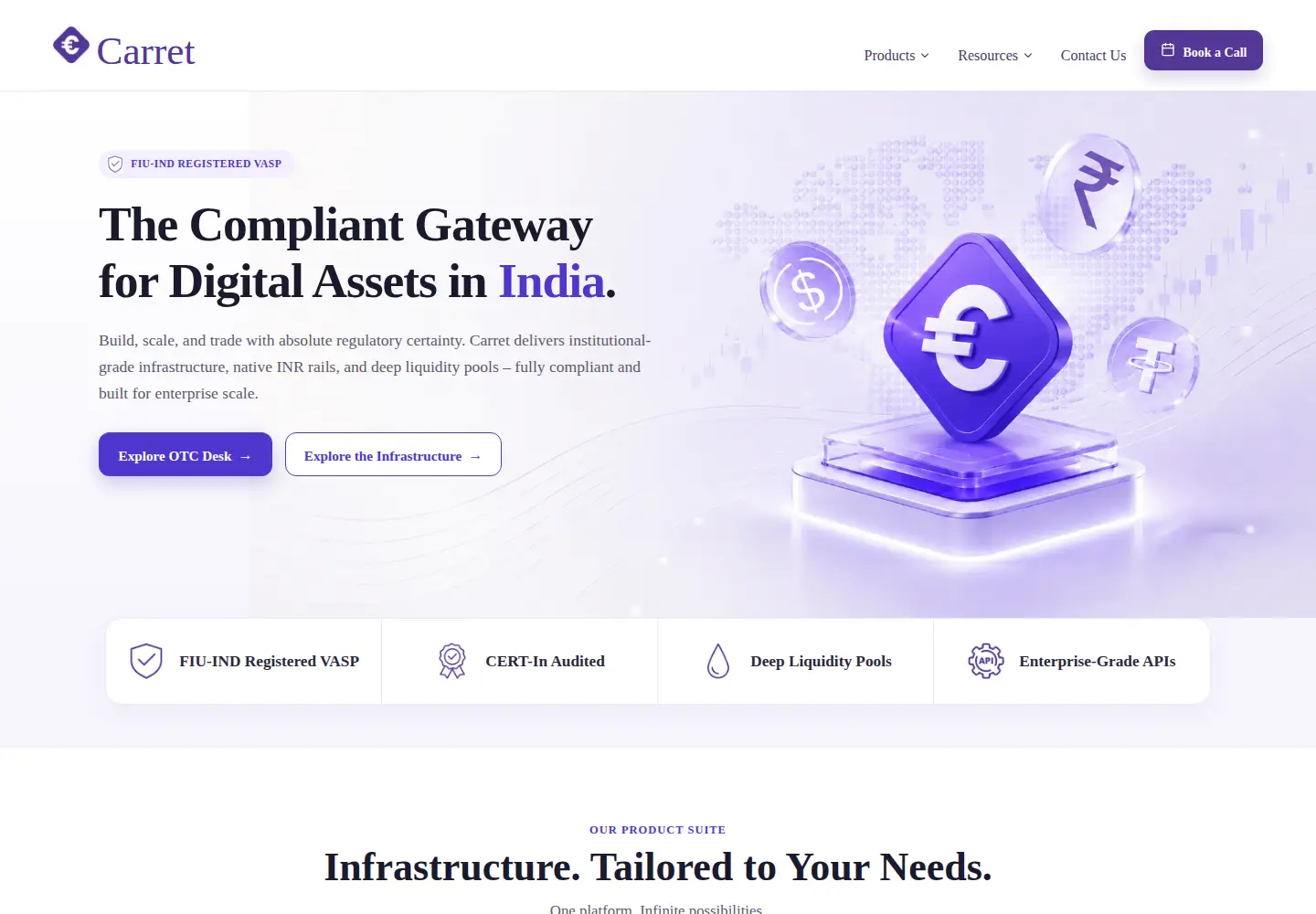 Screenshot of carret.in