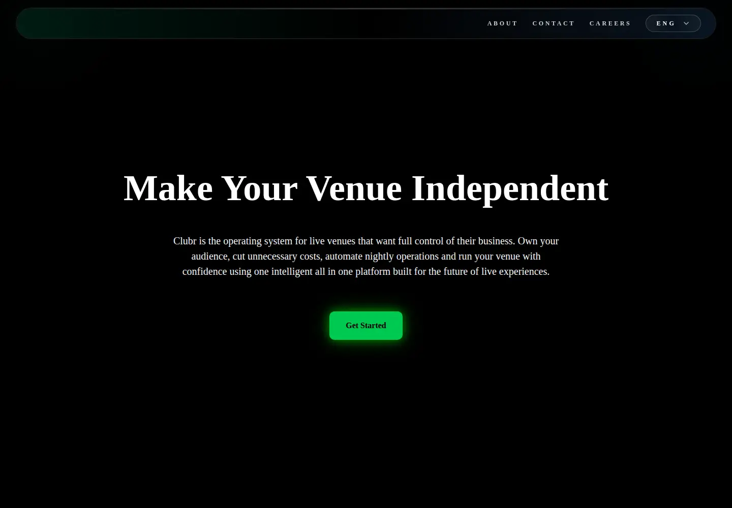 Screenshot of clubr.in