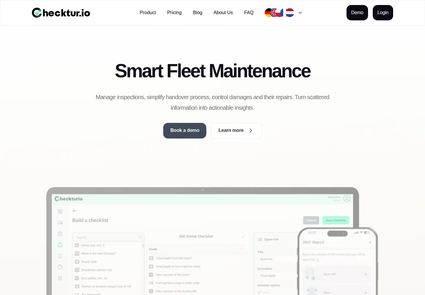 Screenshot of checktur.io