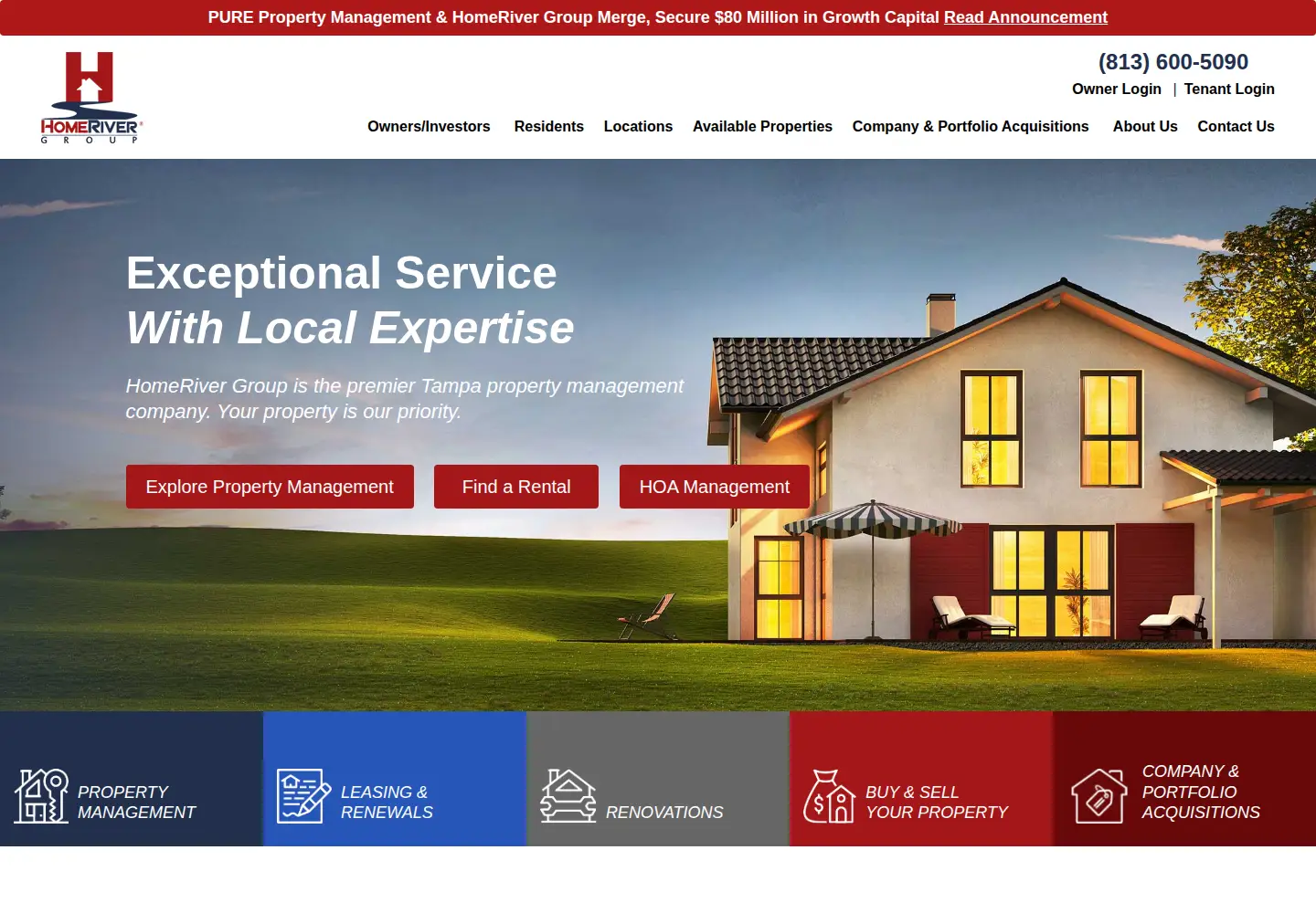 Screenshot of tampa-propertymanagement.net