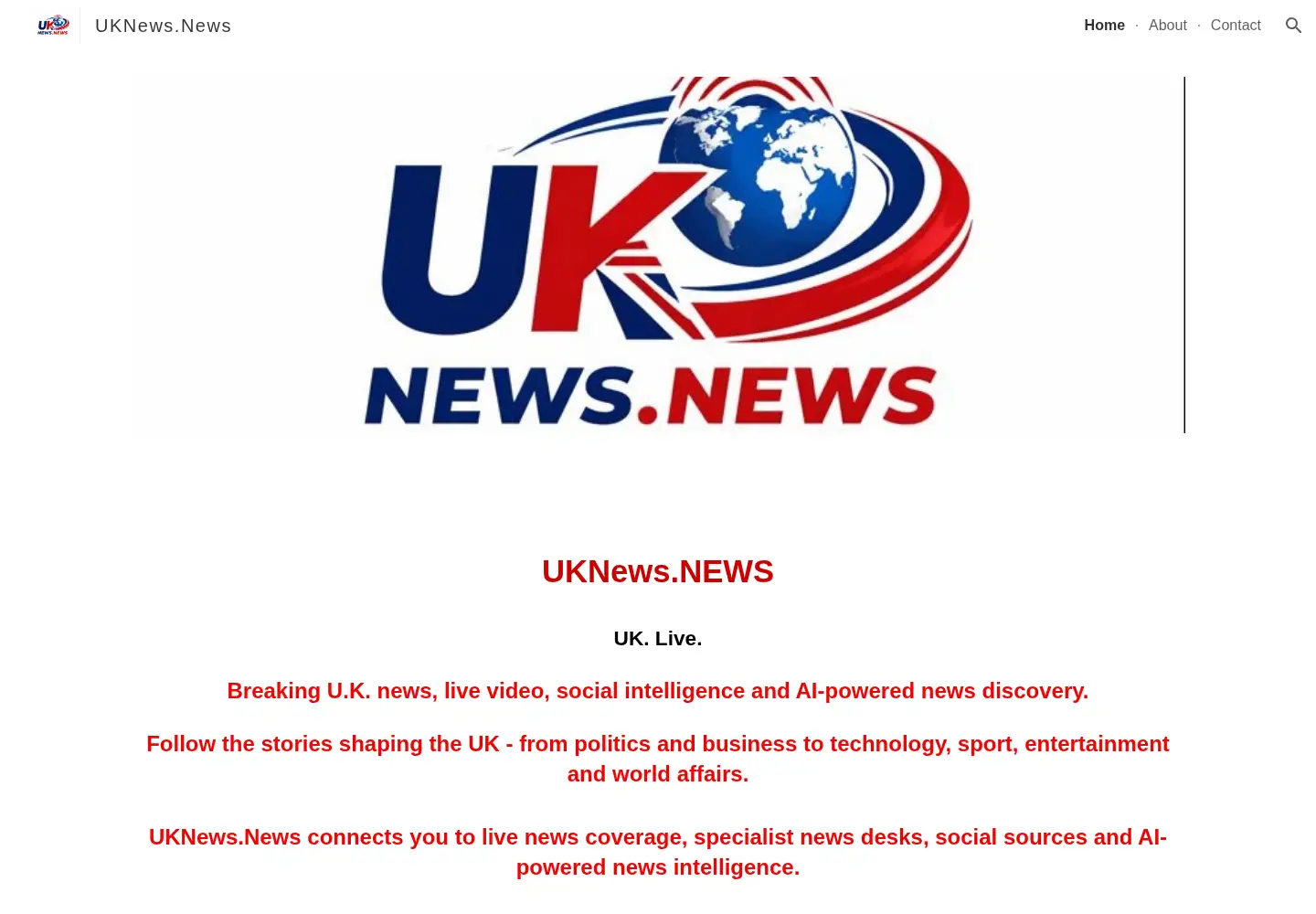 Screenshot of uknews.news