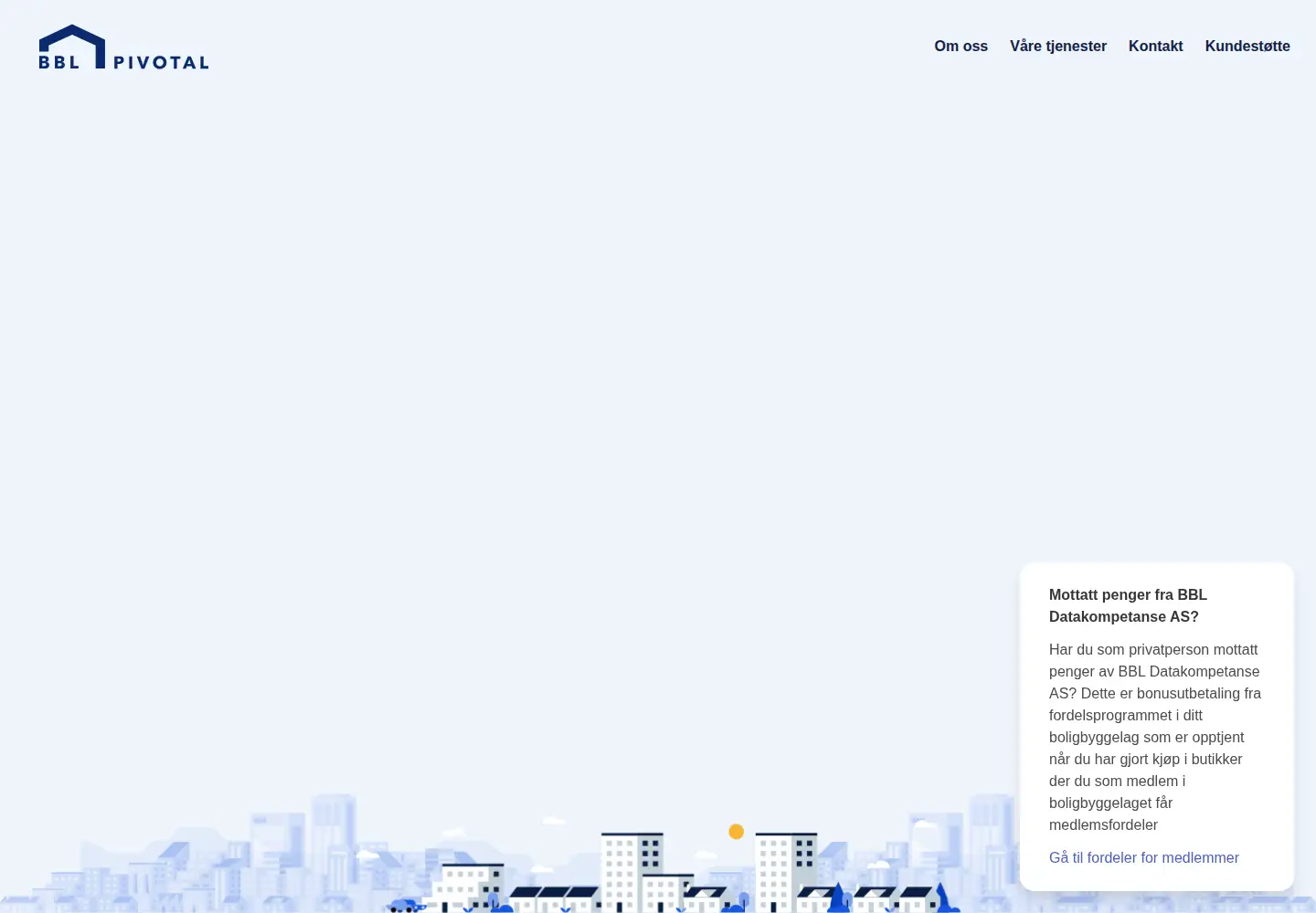 Screenshot of bblpivotal.no