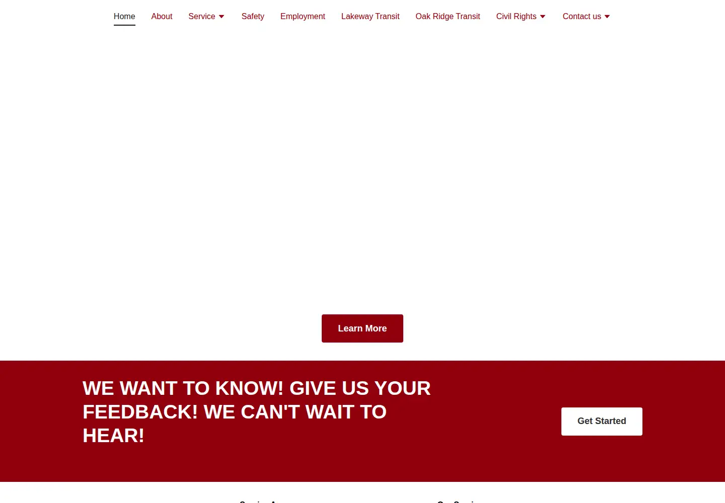 Screenshot of ethrapublictransit.org