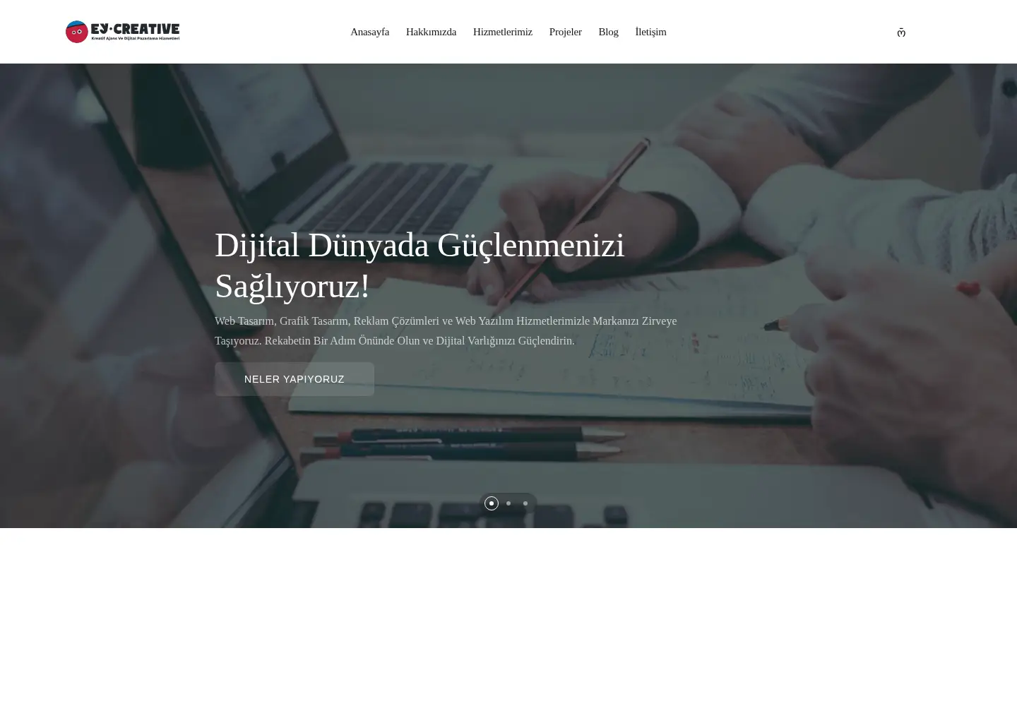 Screenshot of eycreative.org