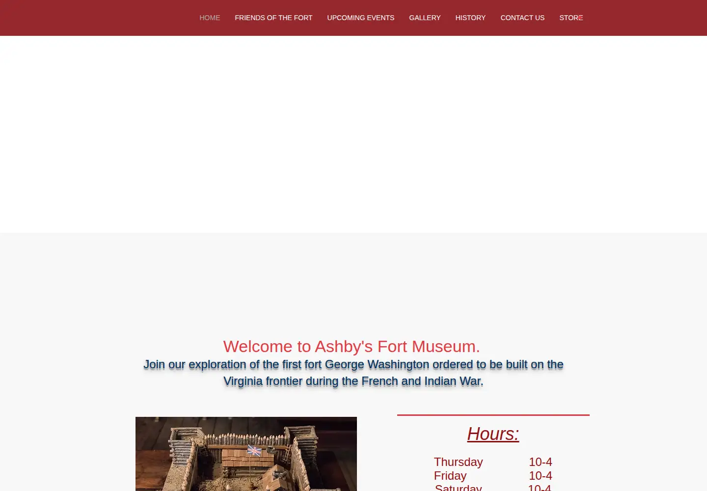 Captured homepage of fortashby.org in the current scan