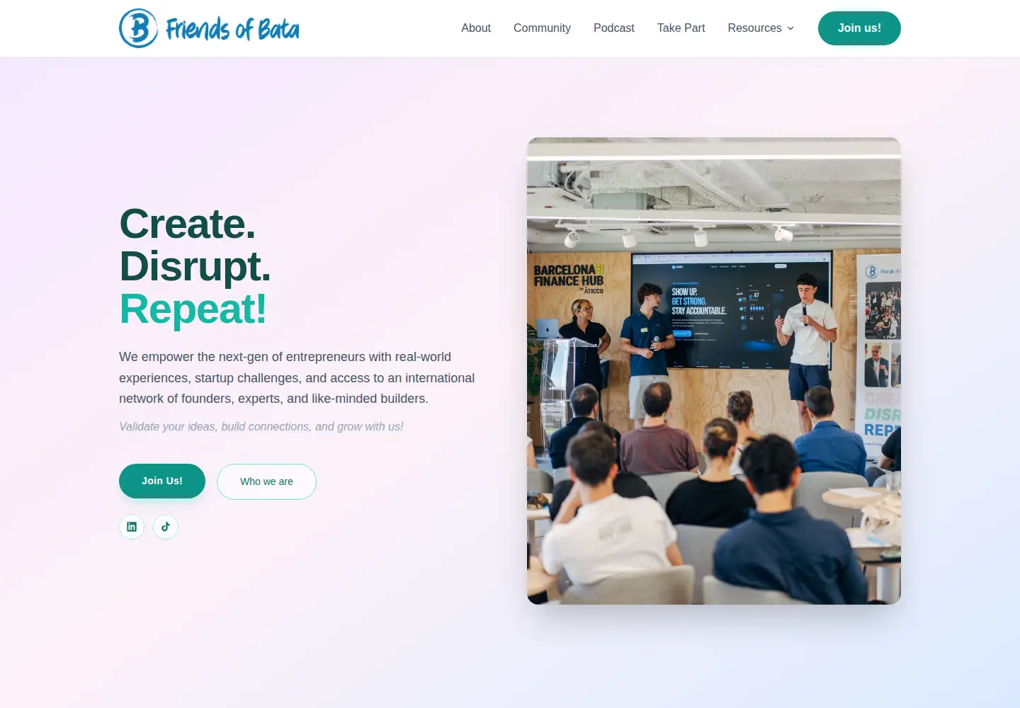 Screenshot of friendsofbata.org