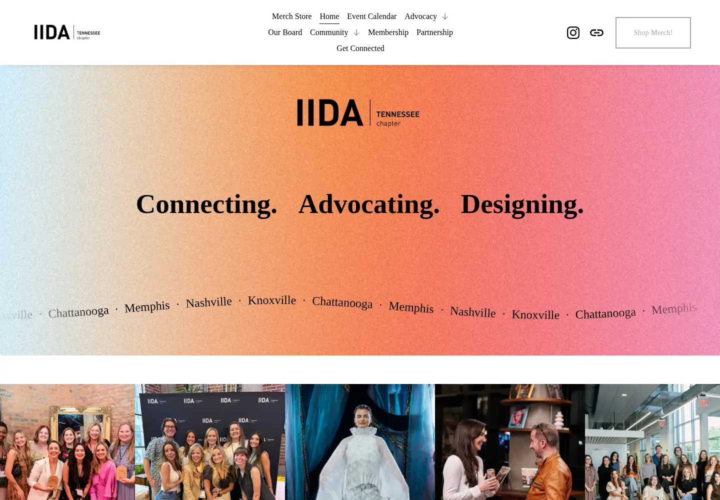Screenshot of iida-tn.org