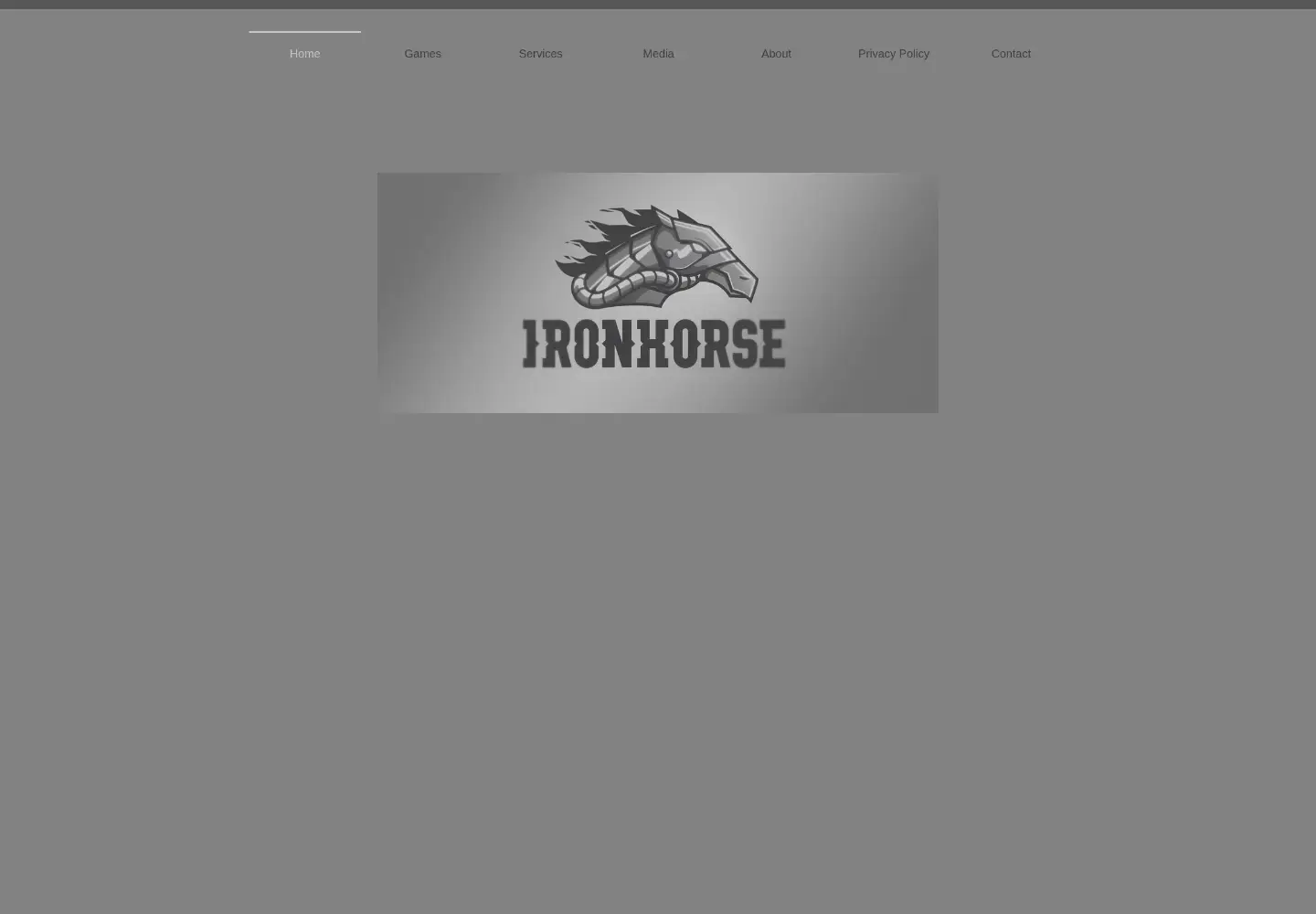 Screenshot of ironhorsegames.org