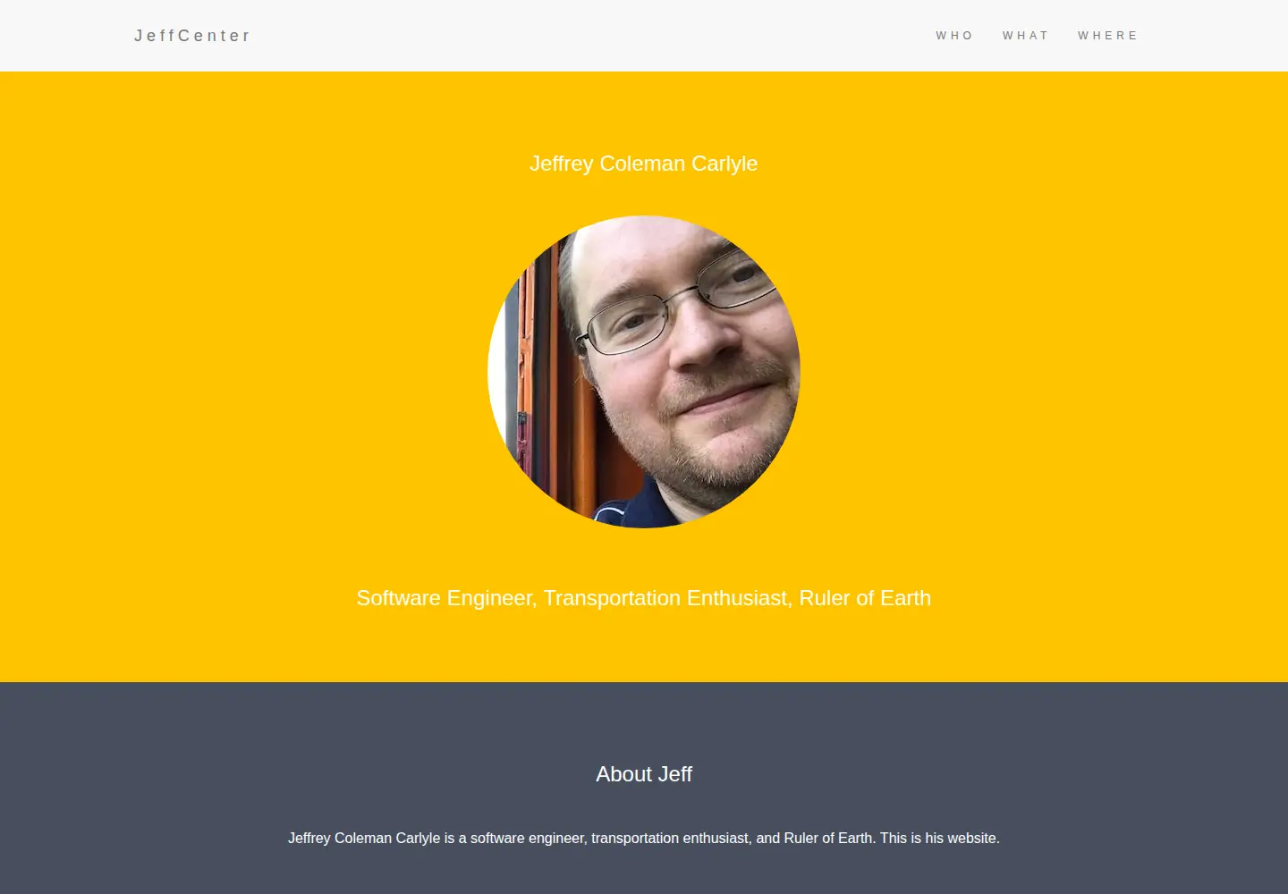 Screenshot of jeffc.org