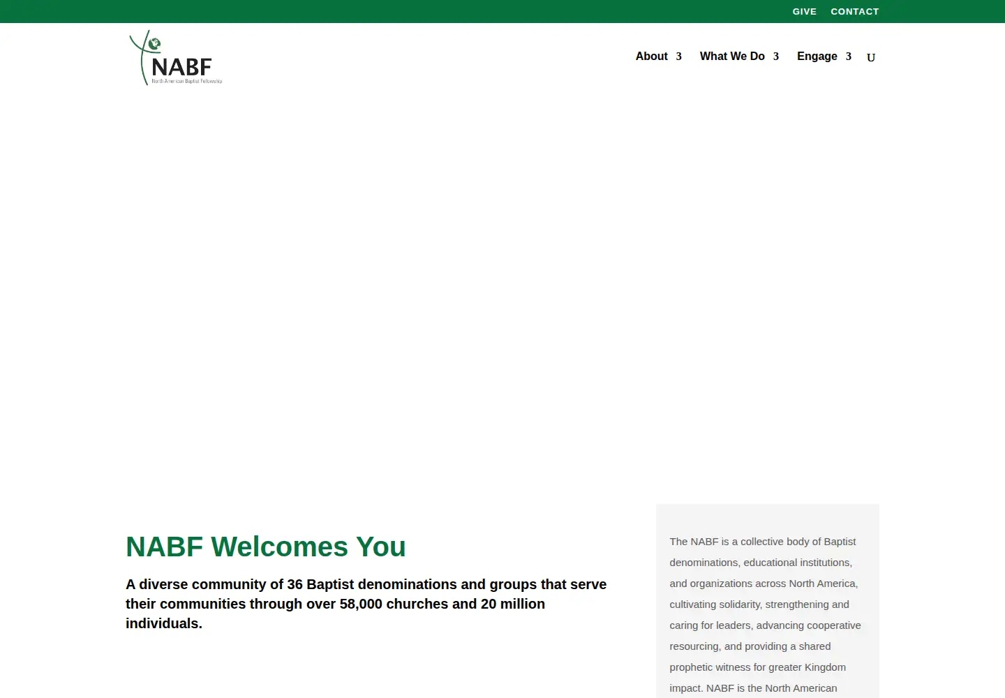Screenshot of nabfellowship.org
