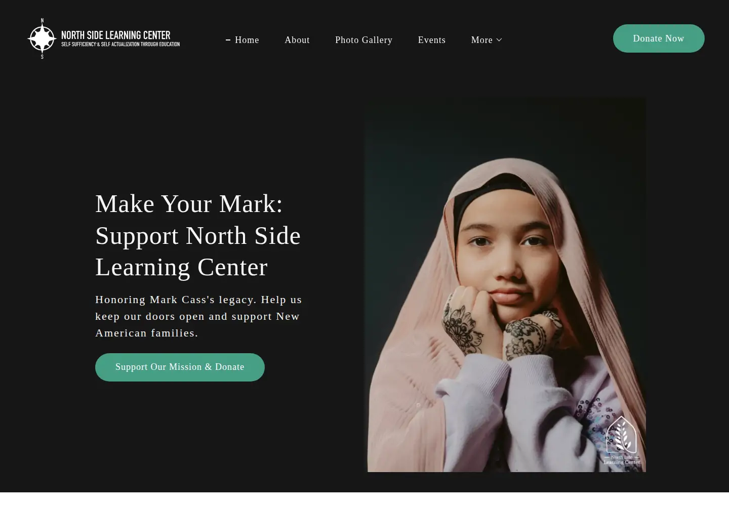 Screenshot of northsidelearning.org