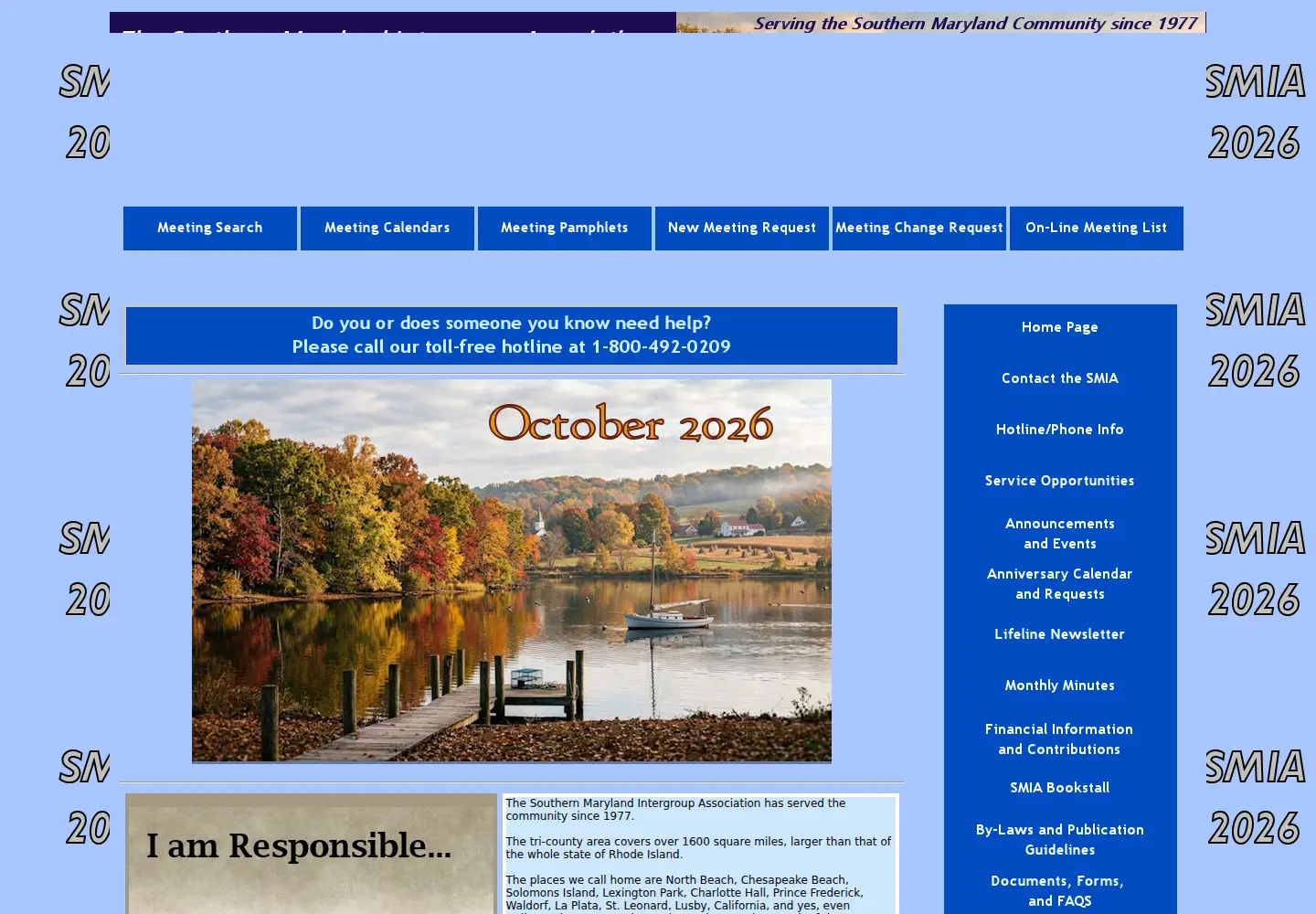 Captured homepage of somdintergroup.org in the current scan