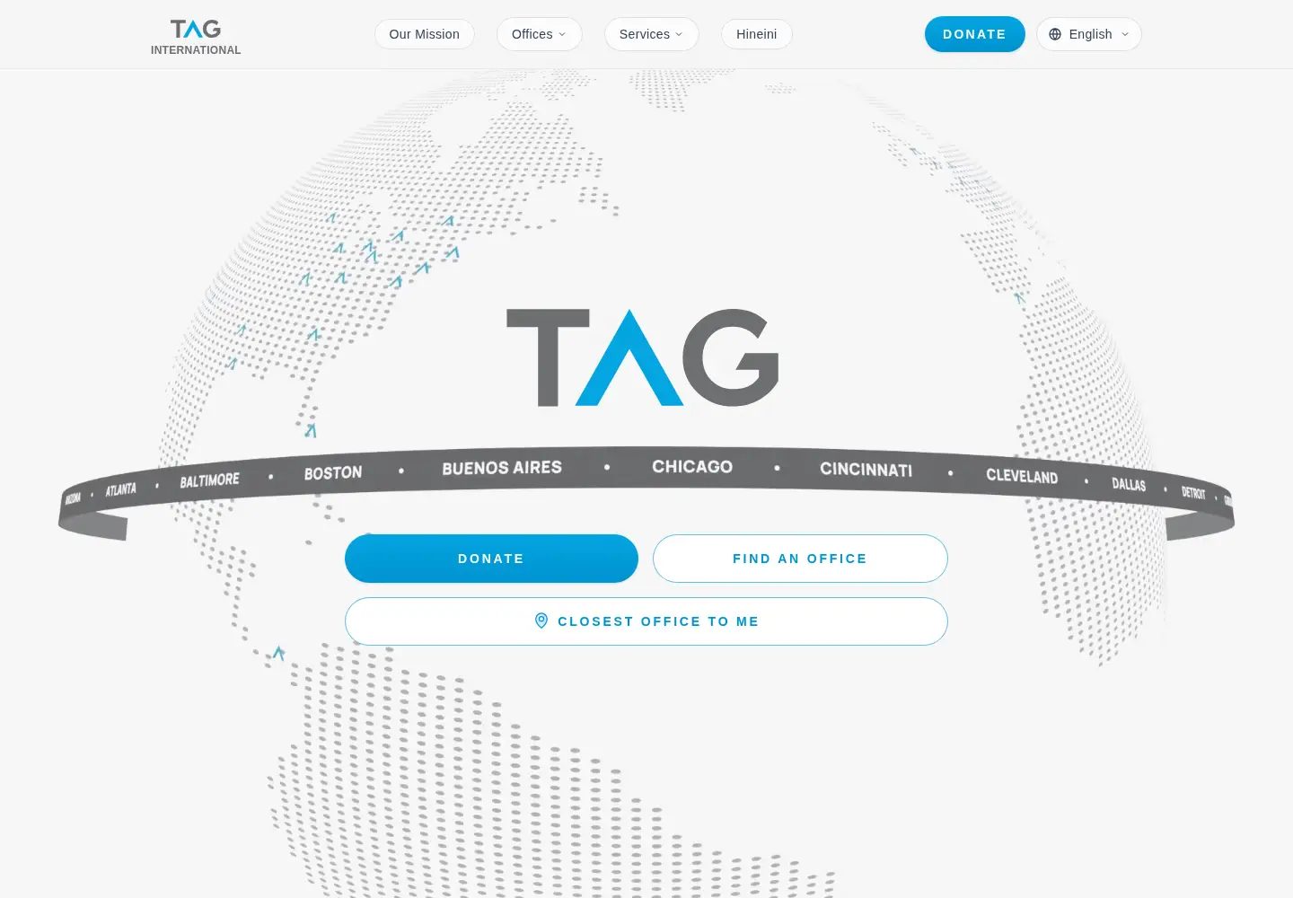 Screenshot of tag.org