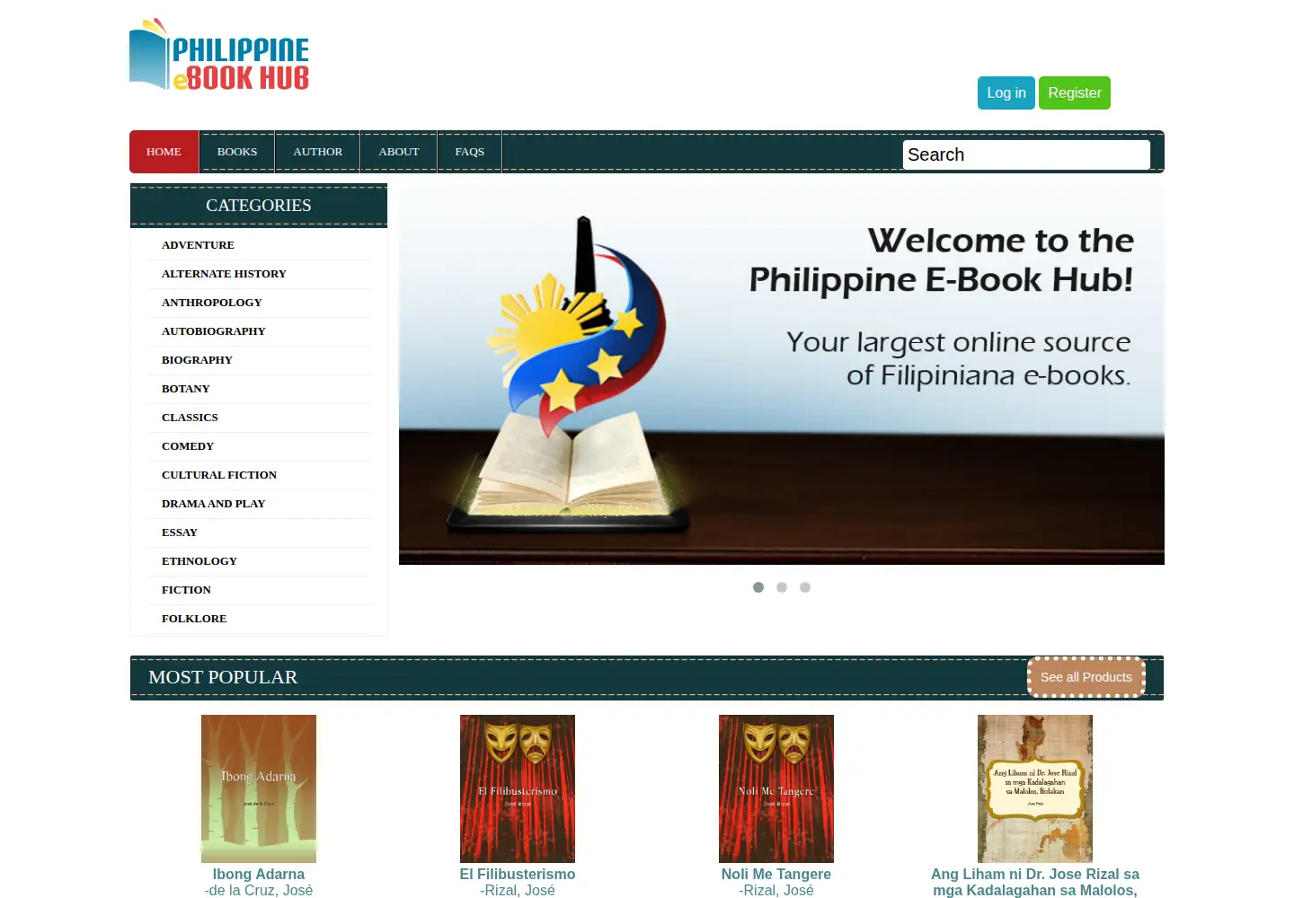 Screenshot of ebookhub.ph