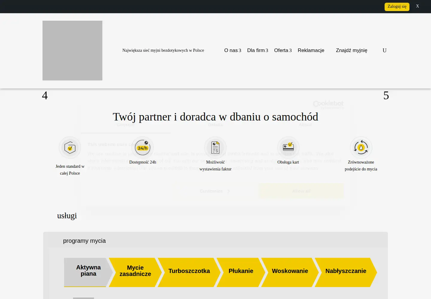 Captured homepage of banieczka.pl in the current scan