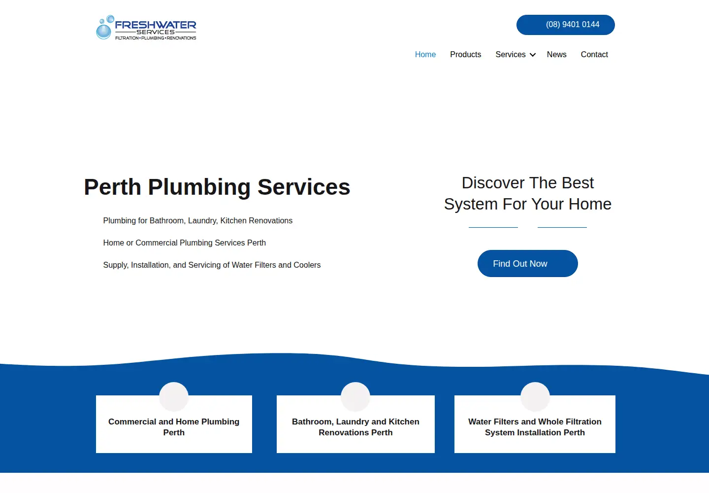 Screenshot of perthplumbing.services