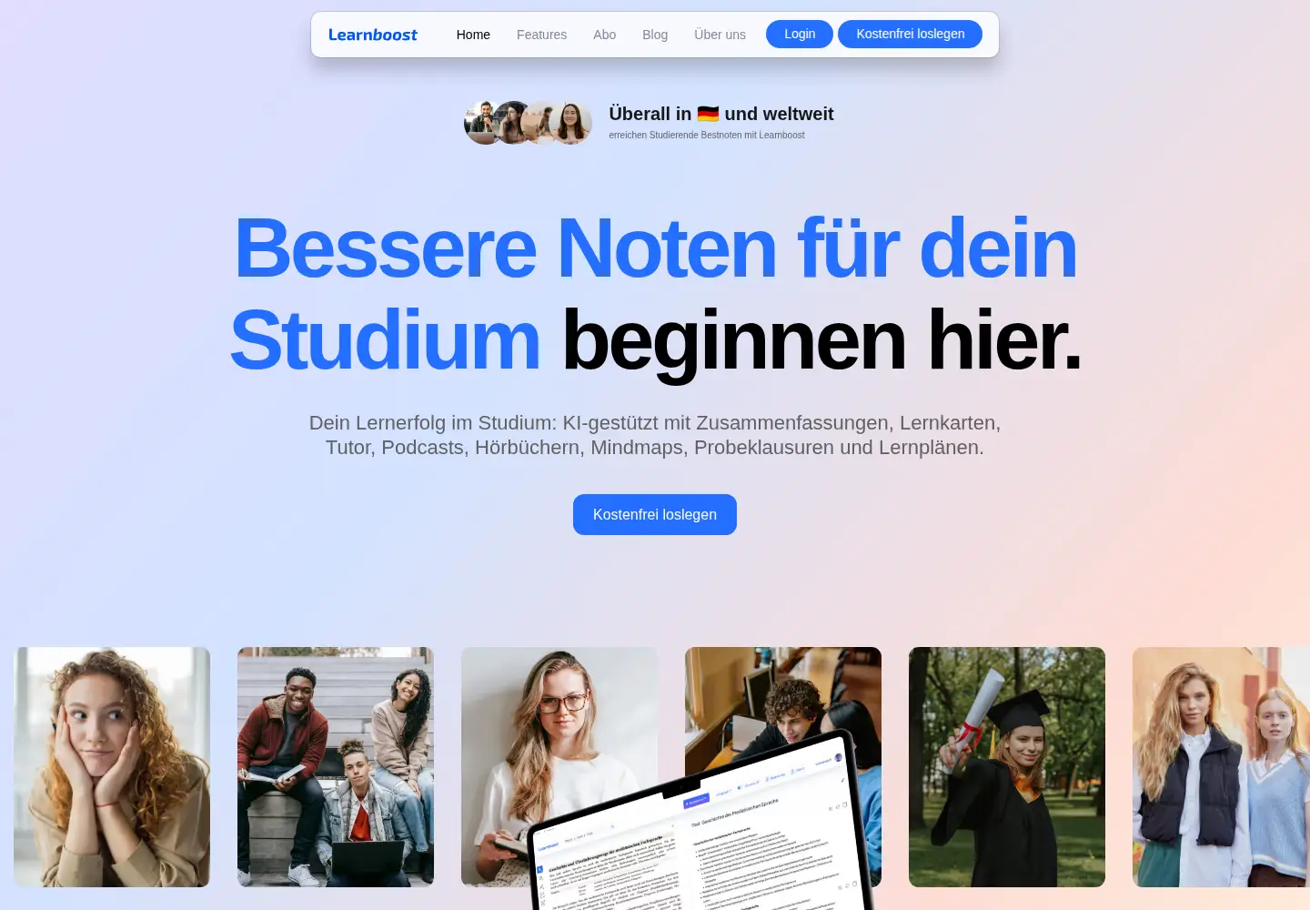 Screenshot of learnboost.tech