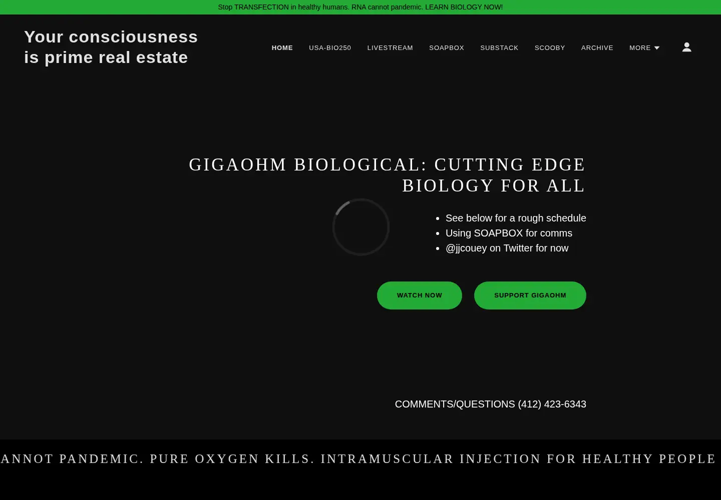 Screenshot of gigaohmbiological.com