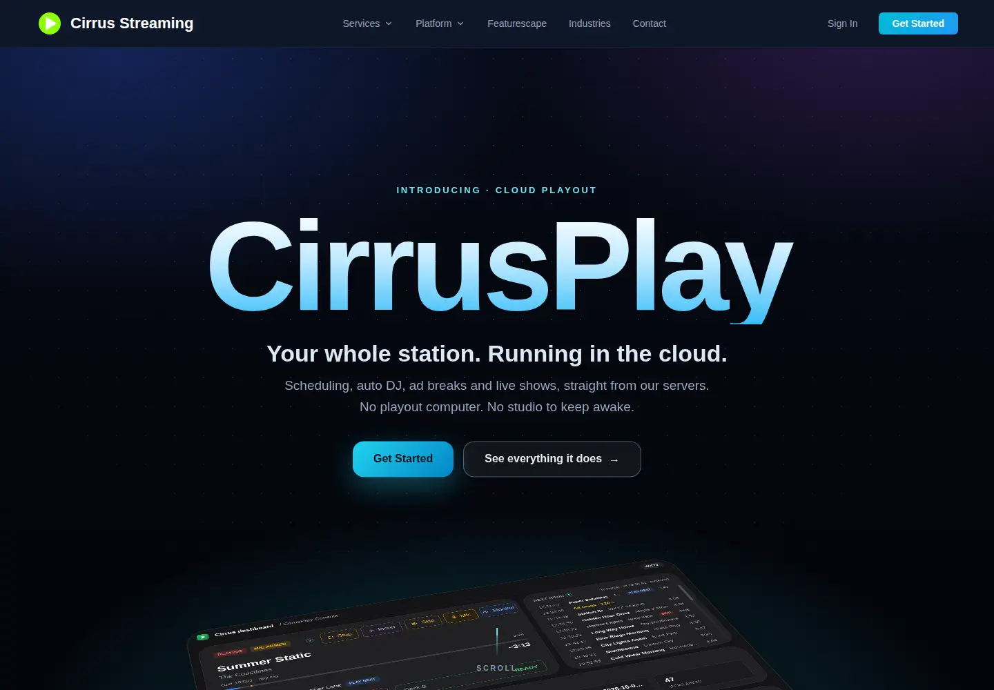 Screenshot of cir.st