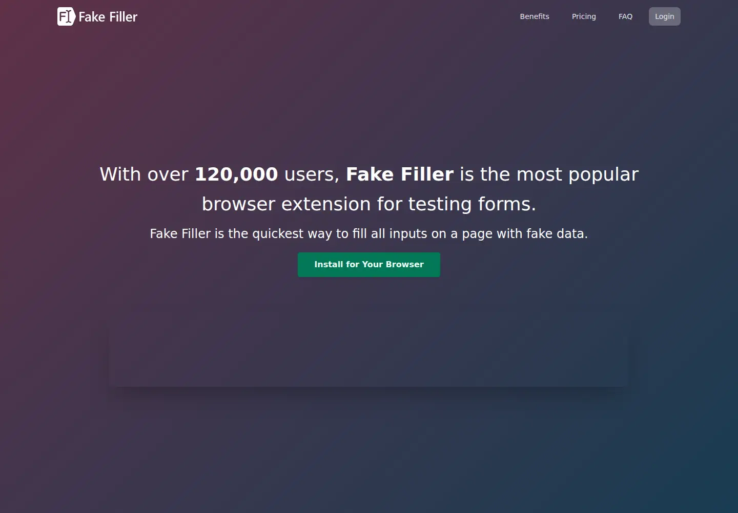 Screenshot of fakefiller.com