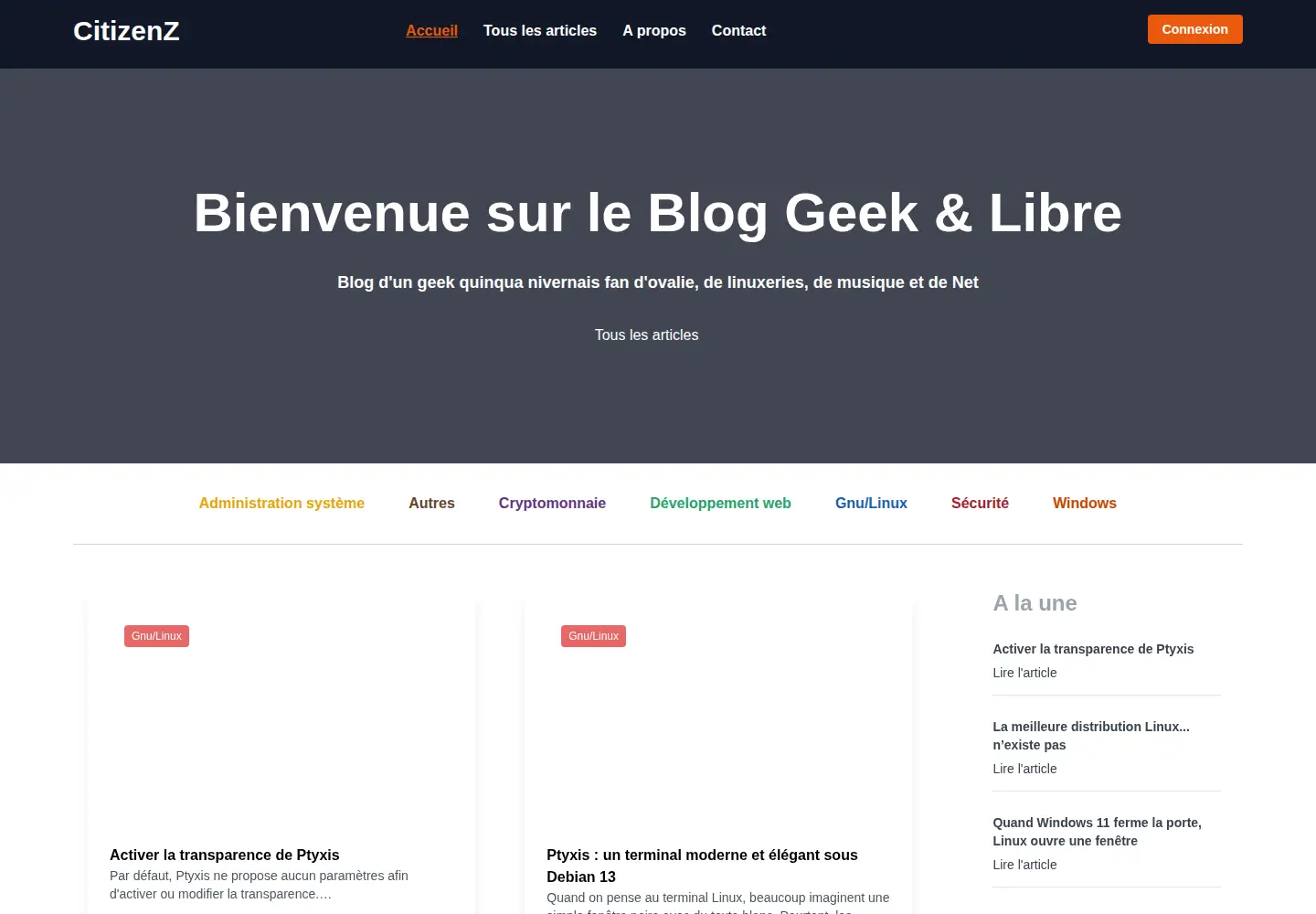 Screenshot of citizenz.info