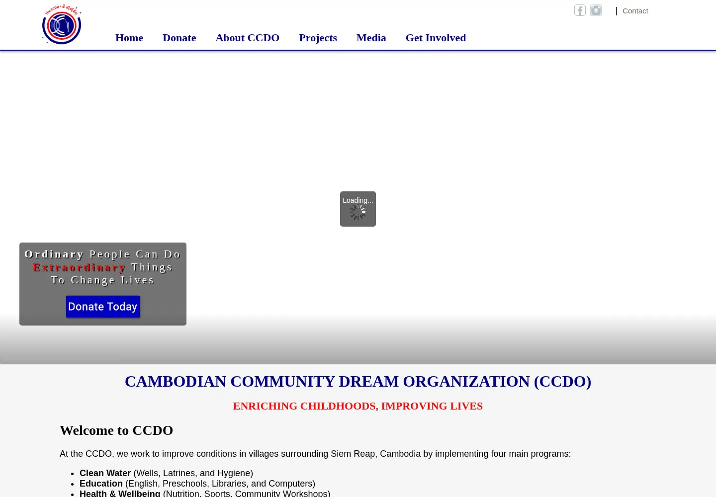 Screenshot of theccdo.org