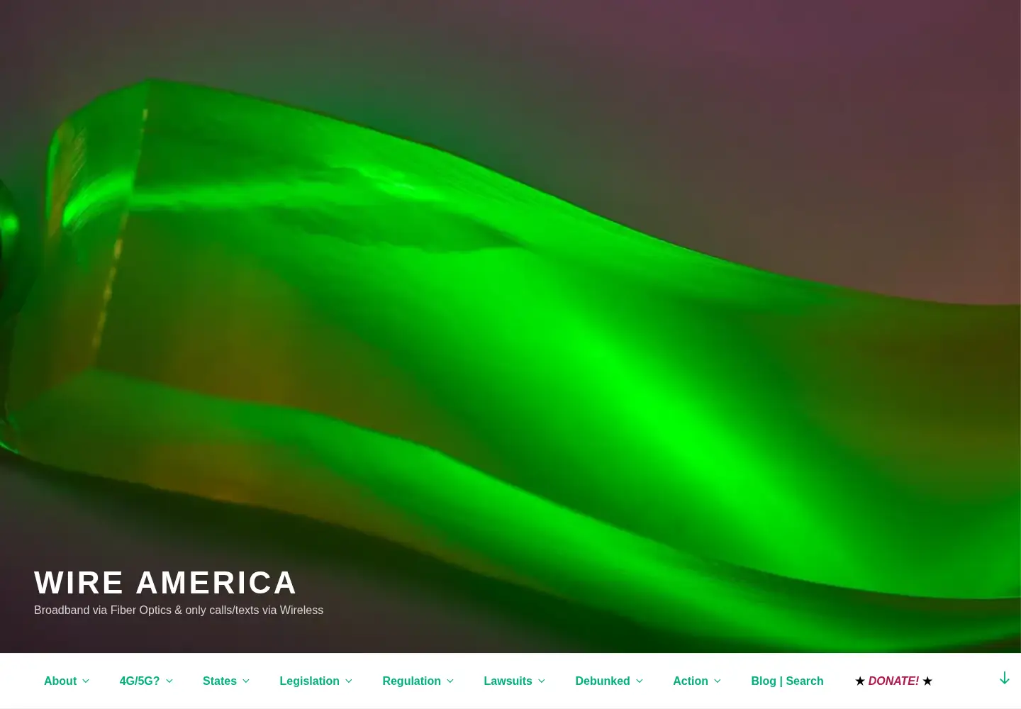 Screenshot of wireamerica.org