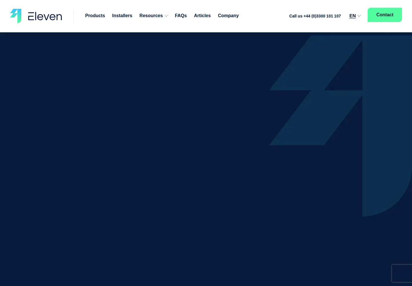 Screenshot of elevenenergy.co.uk