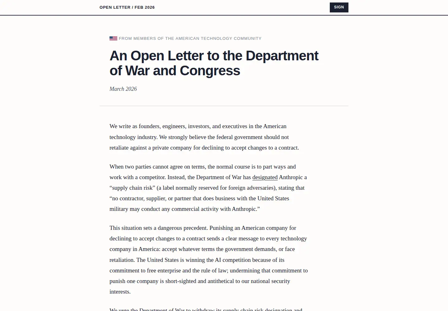 Screenshot of dowletter.org