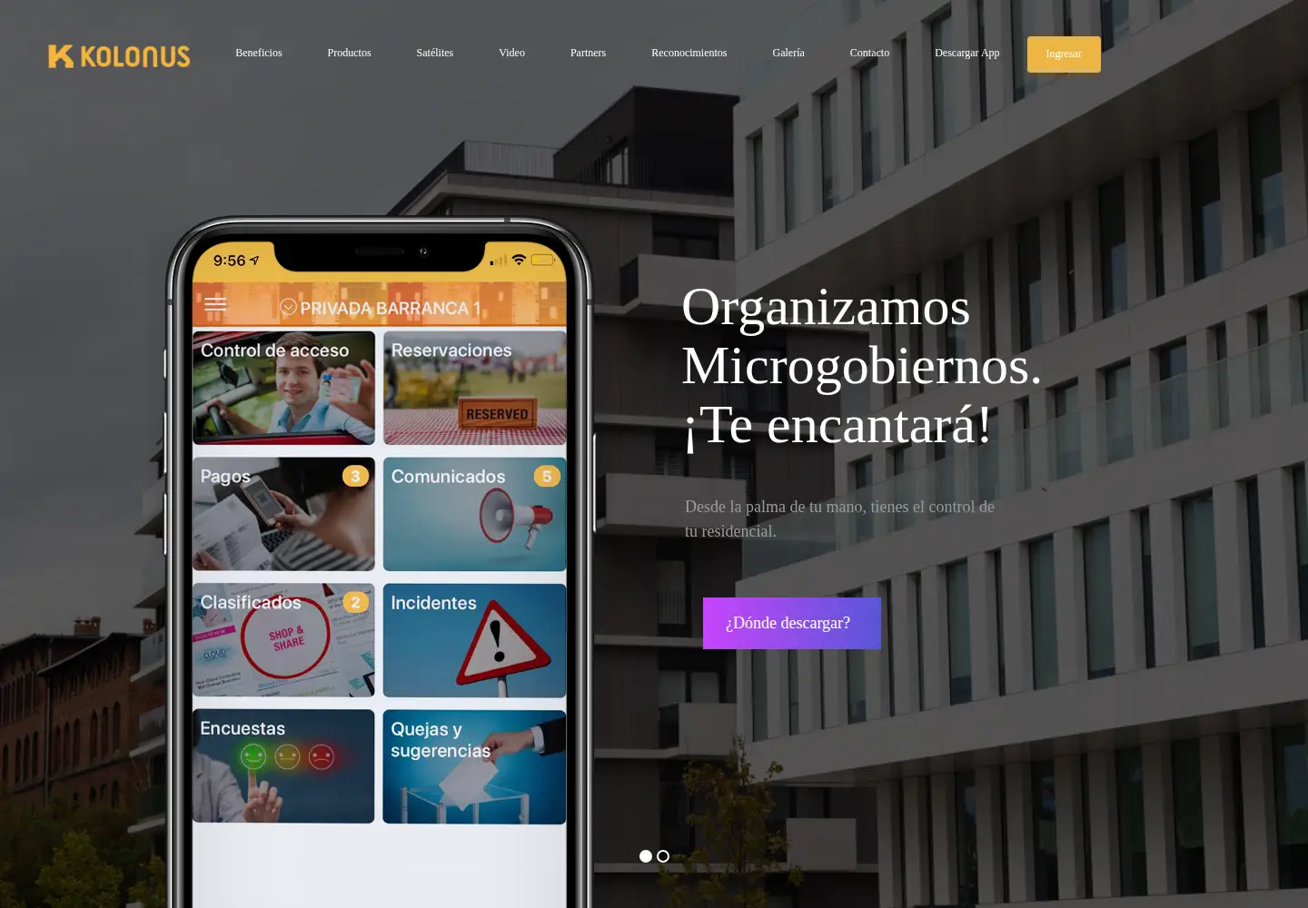 Screenshot of kolonus.com