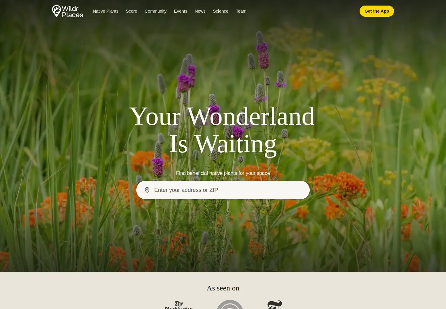 Screenshot of joinwildr.com