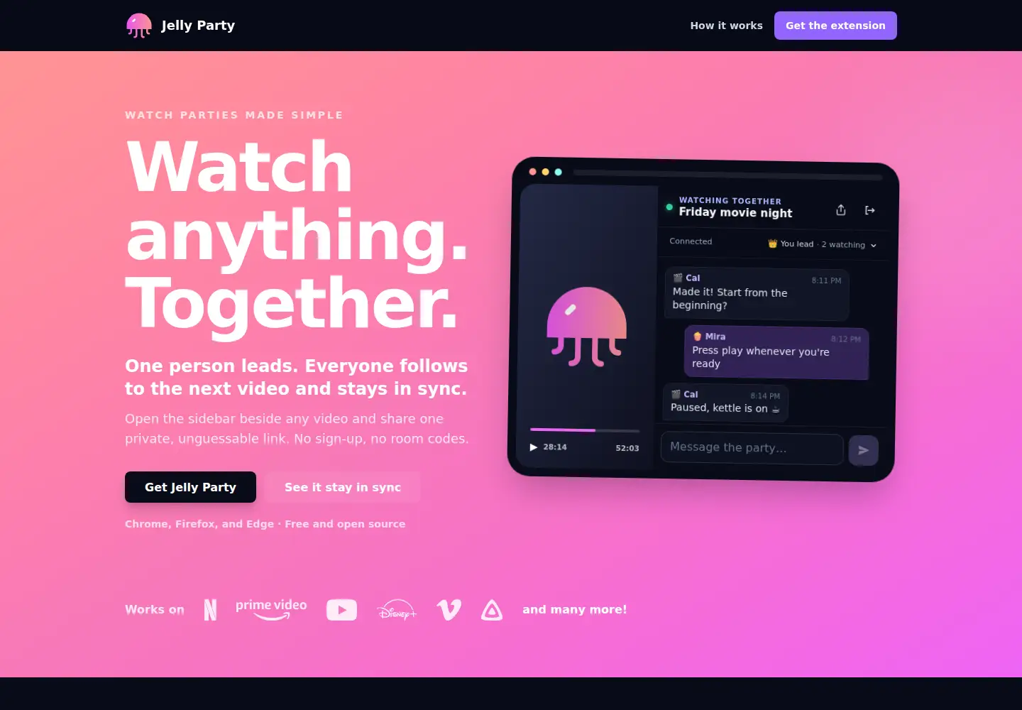 Captured homepage of jelly-party.com in the current scan