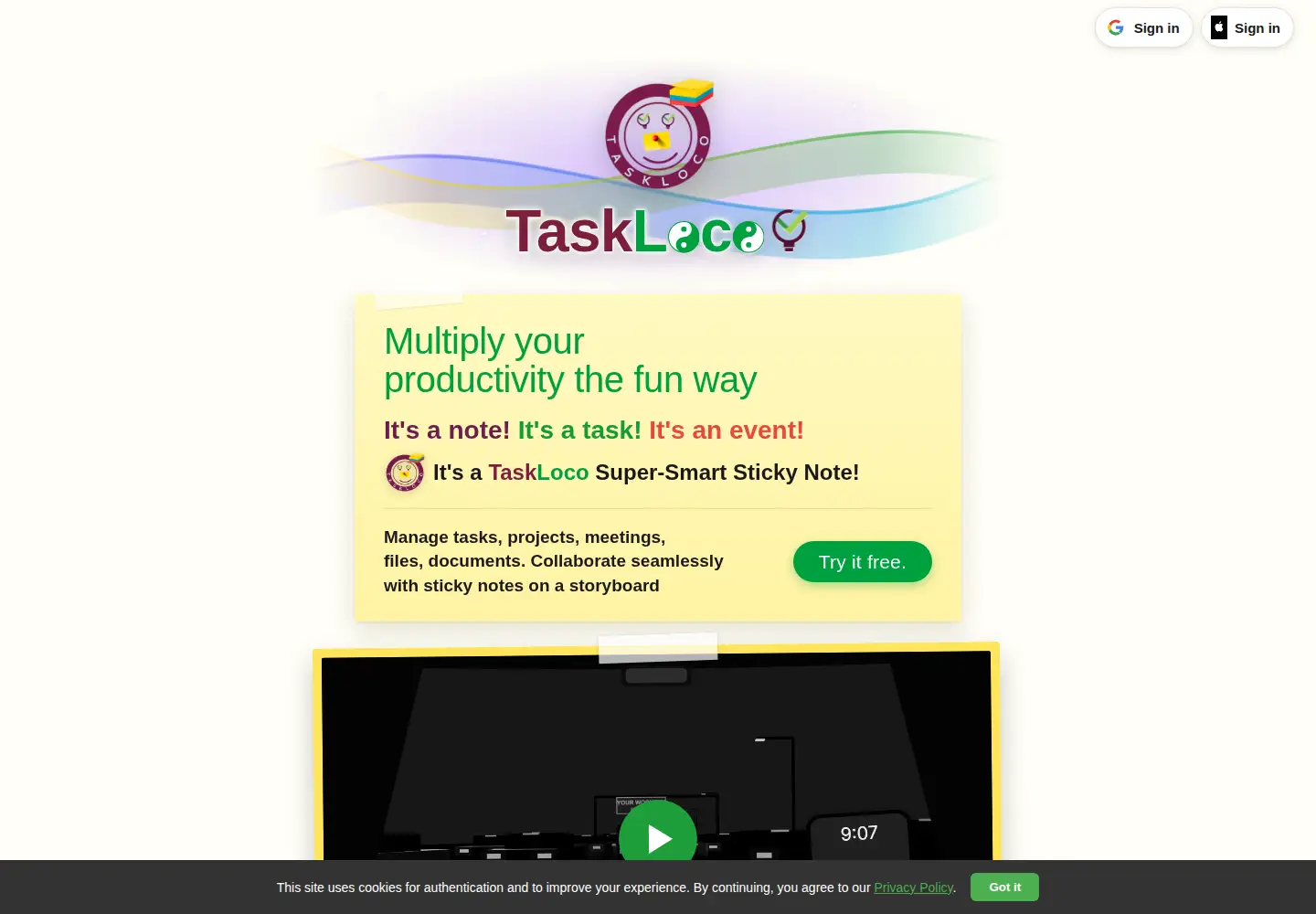 Screenshot of taskloco.com