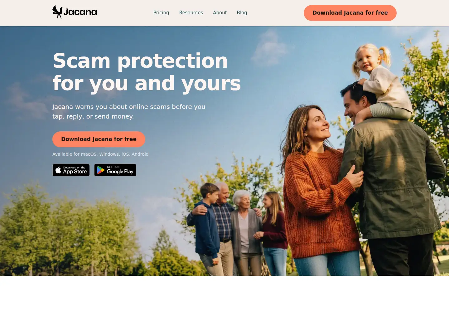 Screenshot of hellojacana.com