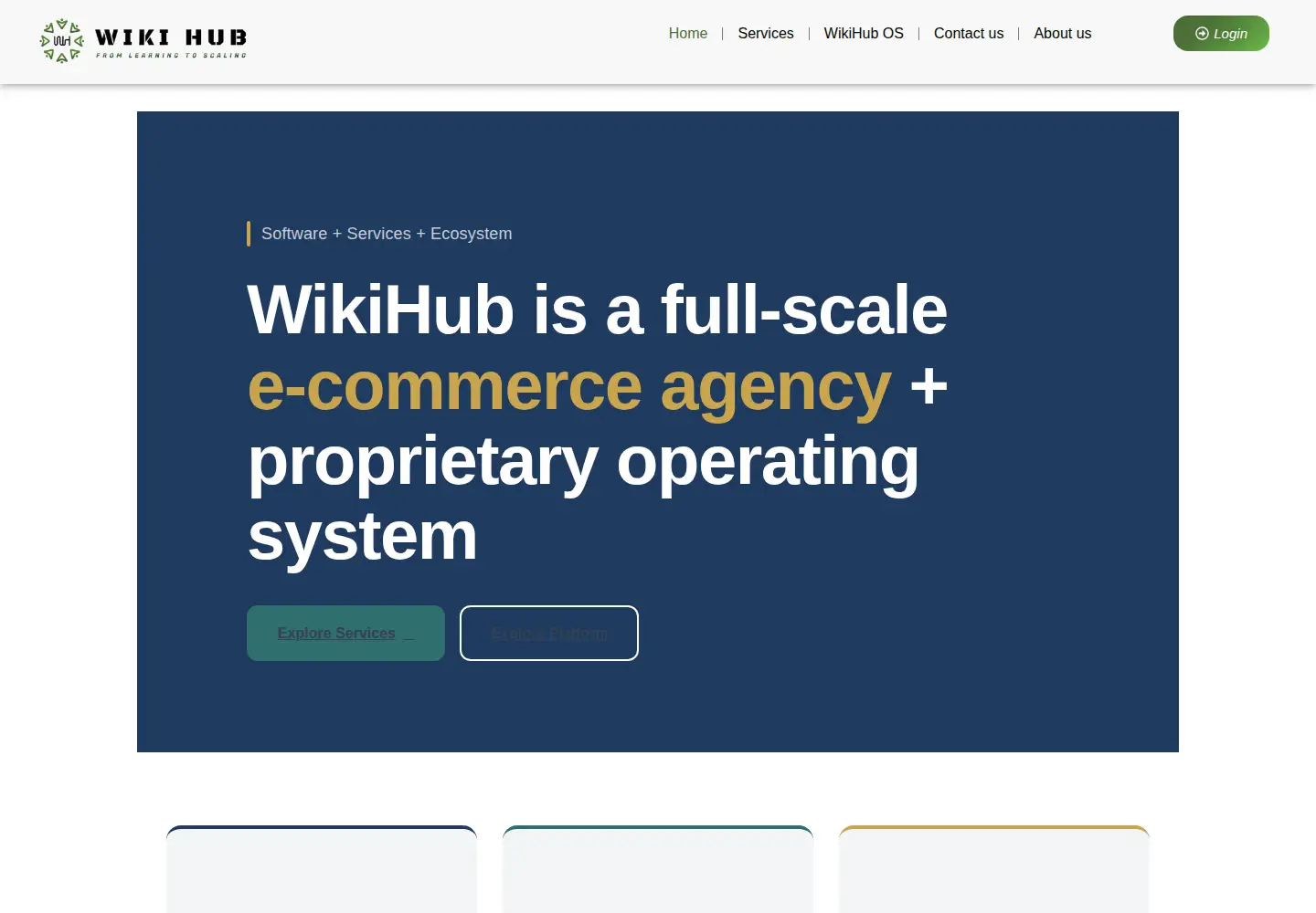 Screenshot of wikihub.net