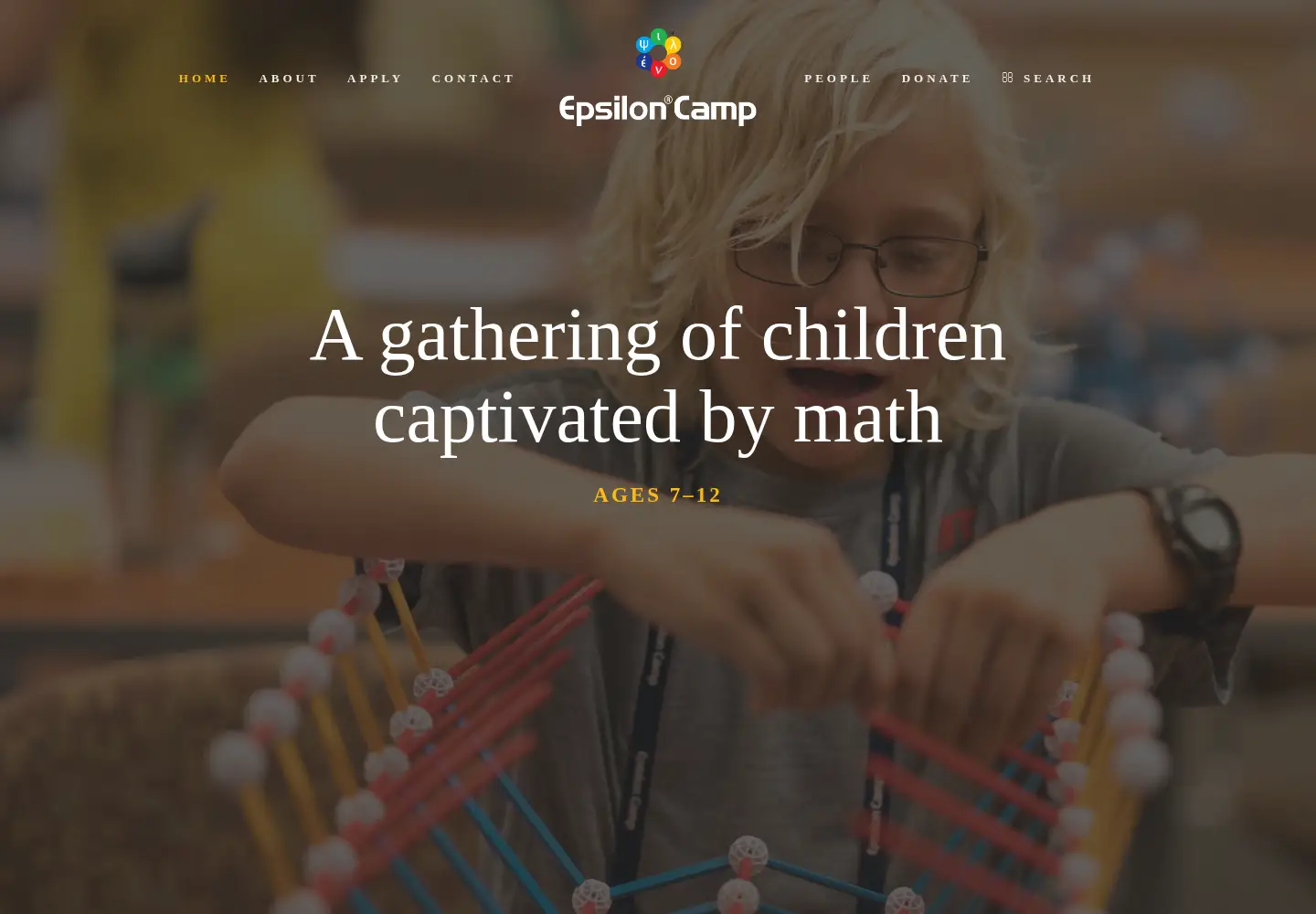 Screenshot of epsiloncamp.org