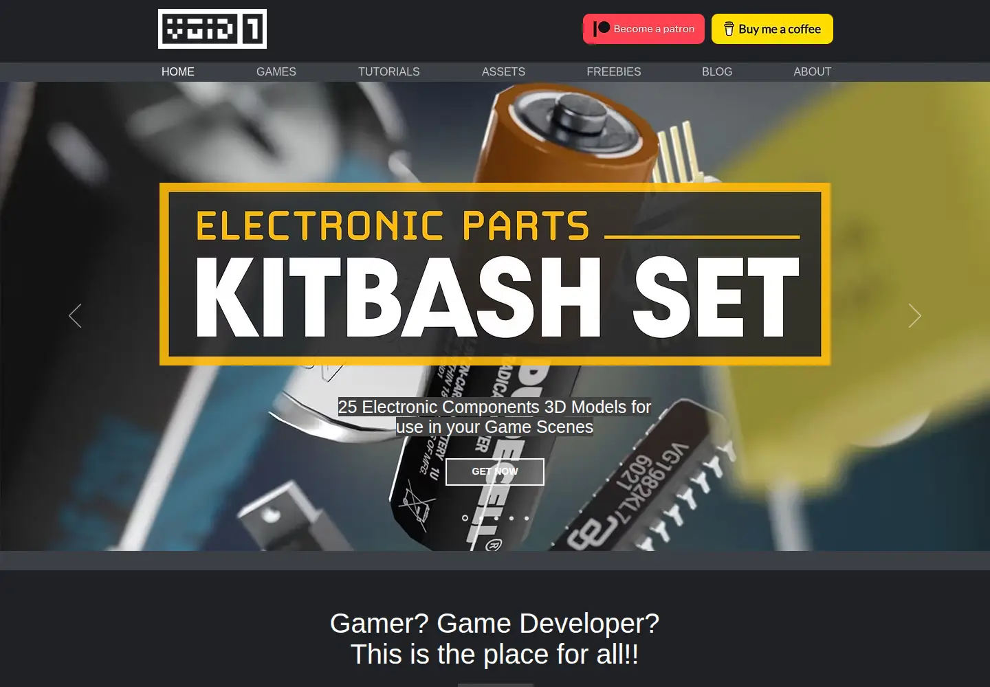 Screenshot of void1gaming.com