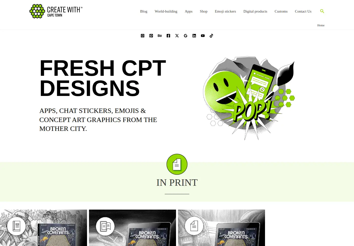 Captured homepage of createwith.net in the current scan