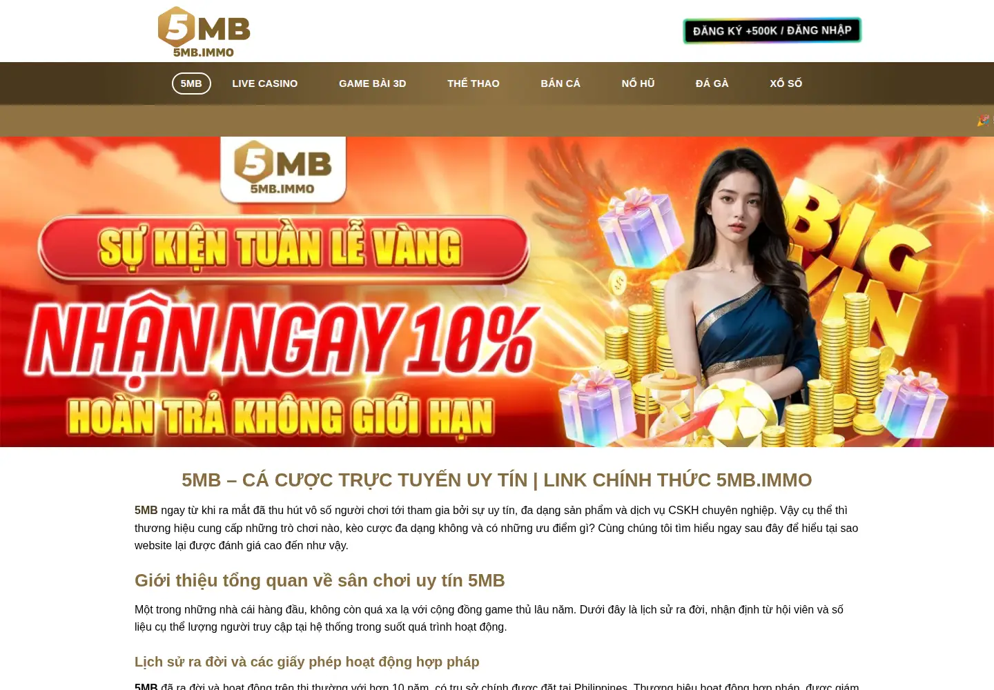 Screenshot of 5mb.immo