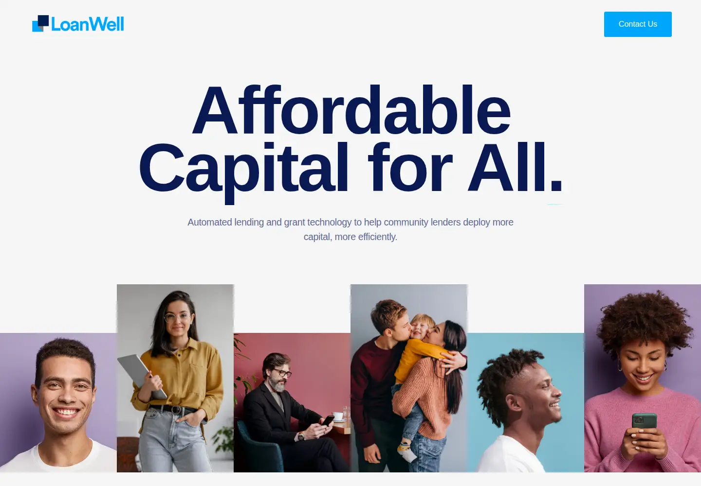 Screenshot of loanwell.com