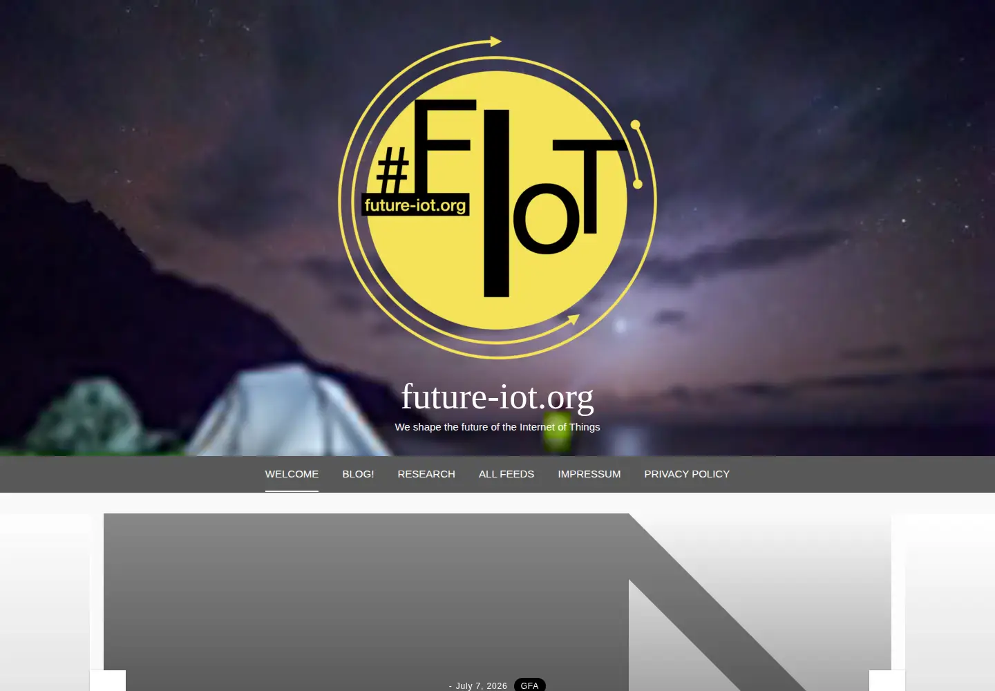 Screenshot of future-iot.org