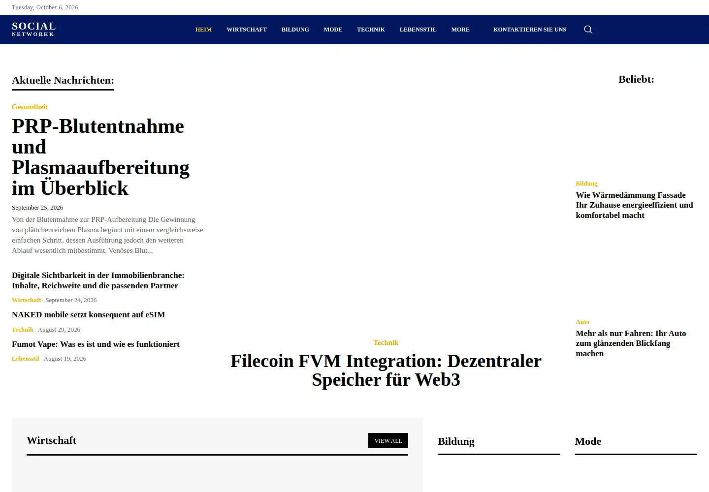 Screenshot of socialnetworkk.de