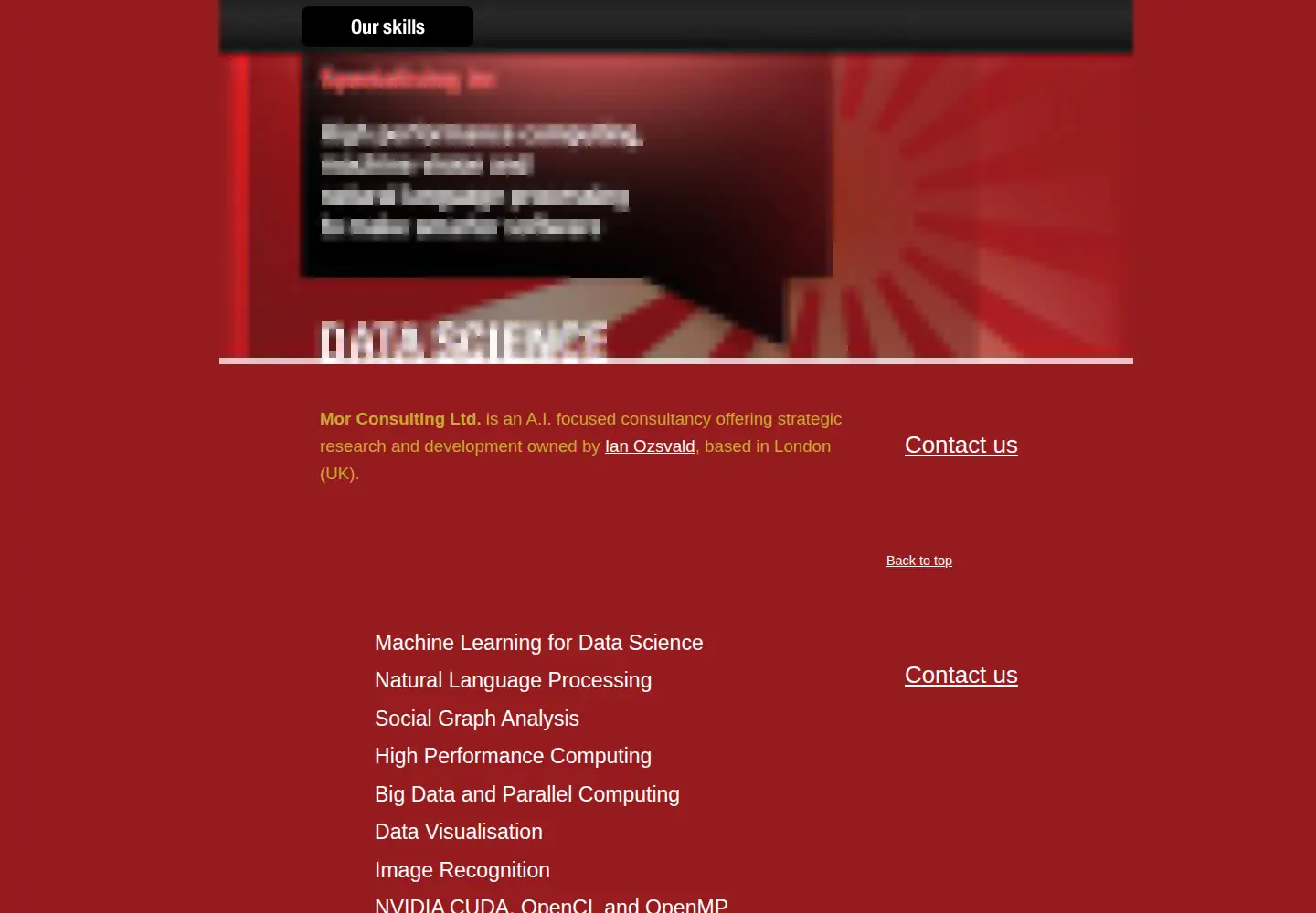 Screenshot of morconsulting.com