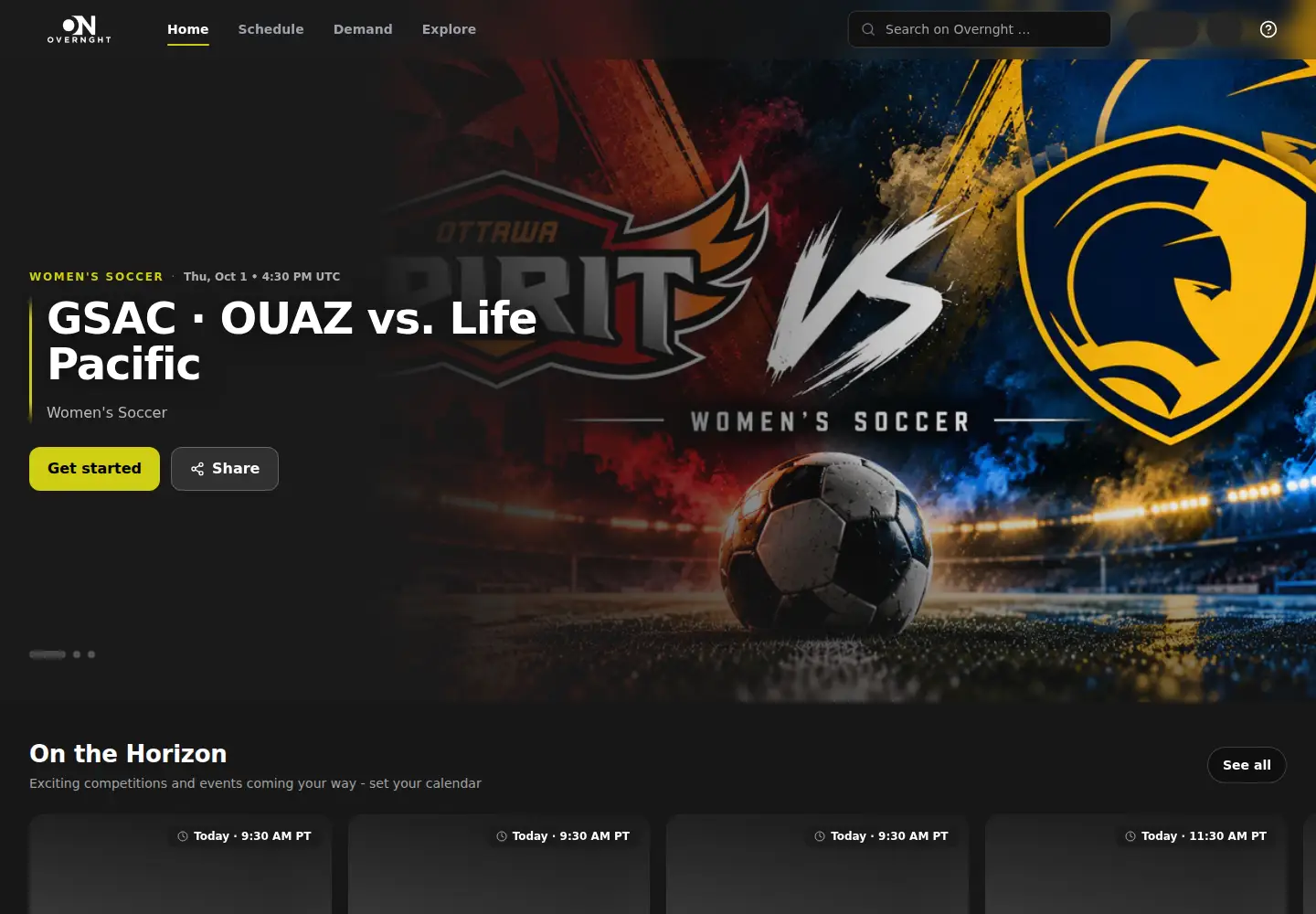 Screenshot of overnght.com