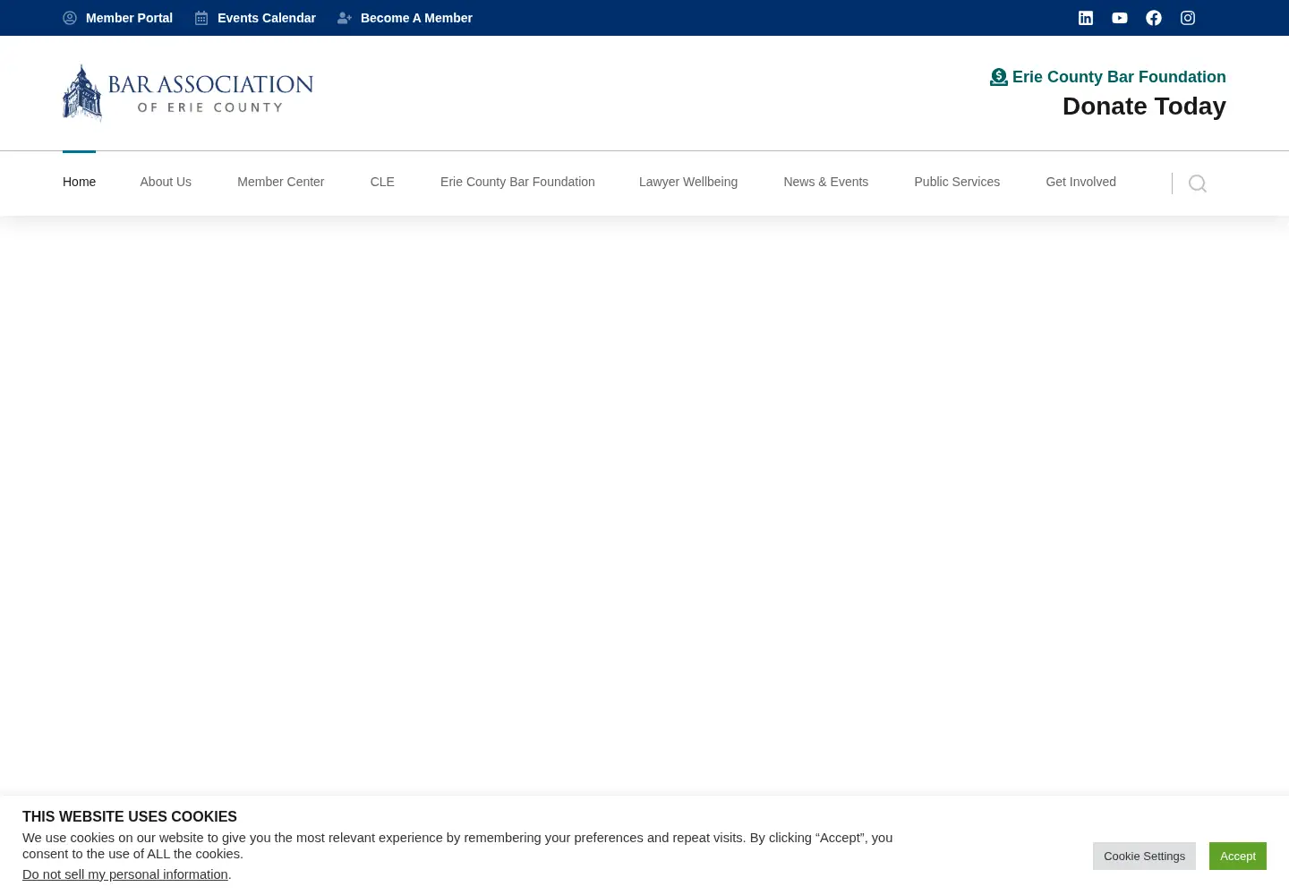 Screenshot of eriebar.org