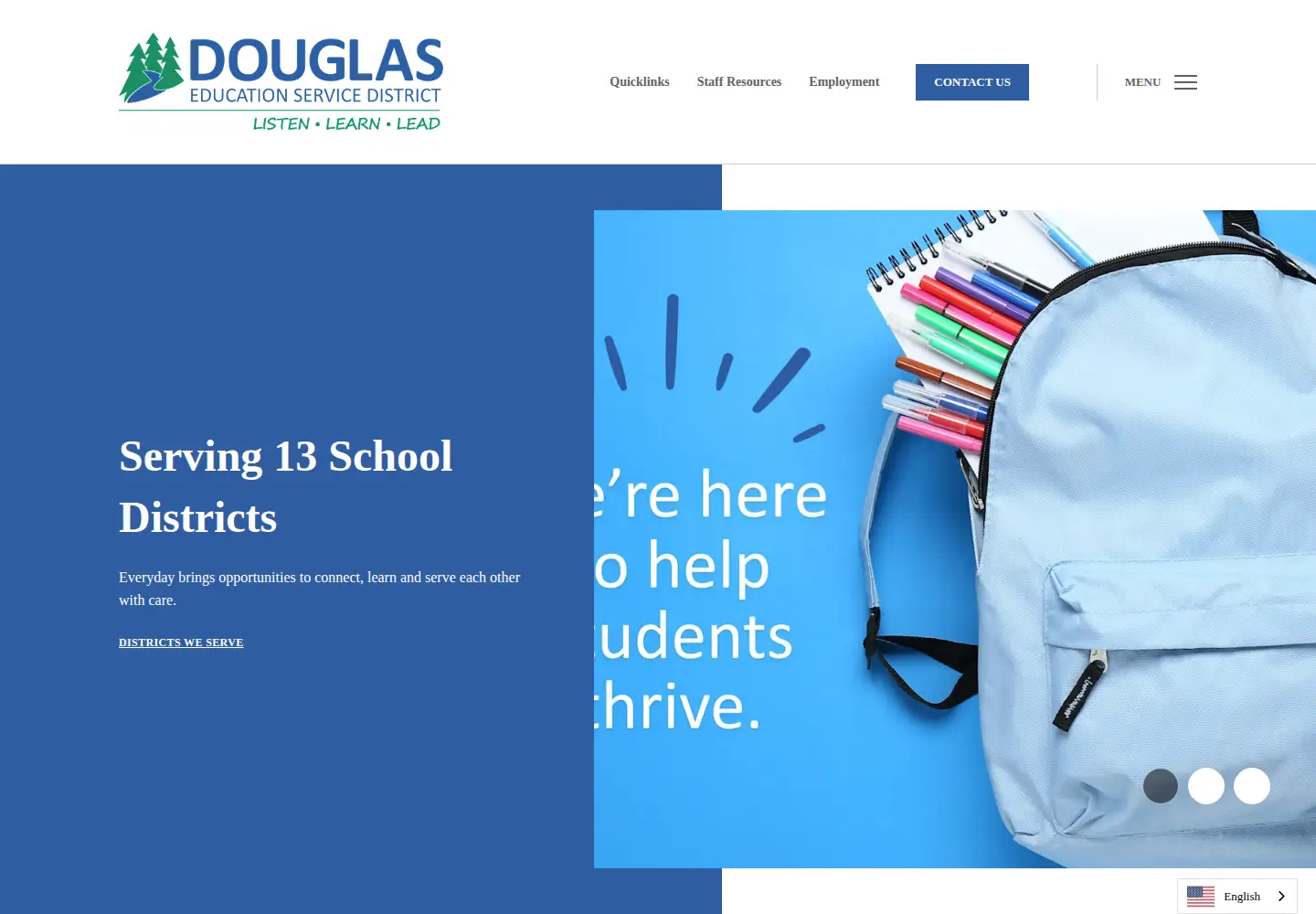 Screenshot of douglasesd.k12.or.us