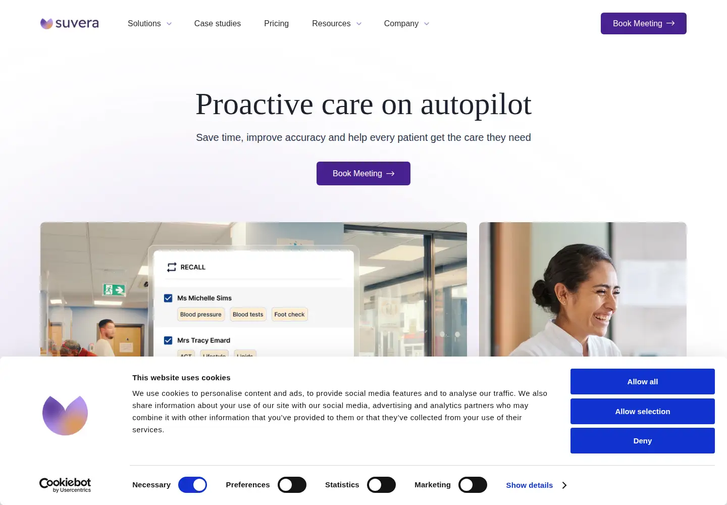 Screenshot of suvera.com